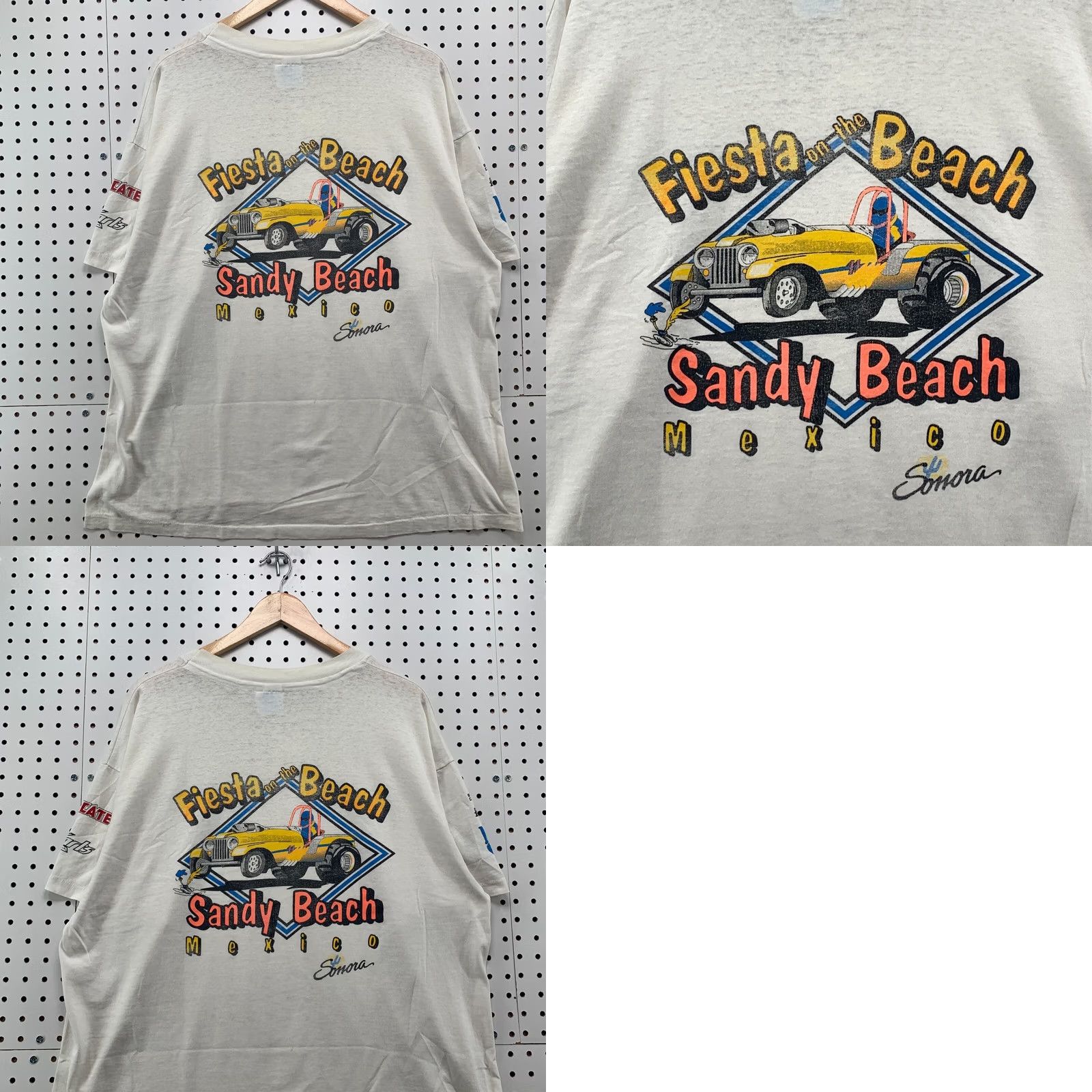 Hanes VINTAGE Governer's Cup White Single Stitch Fiesta On The Beach Mens XL 24x28 Arizona 90s Nike Shirt Mens? Size US XL / EU 56 / 4 - 11 Thumbnail
