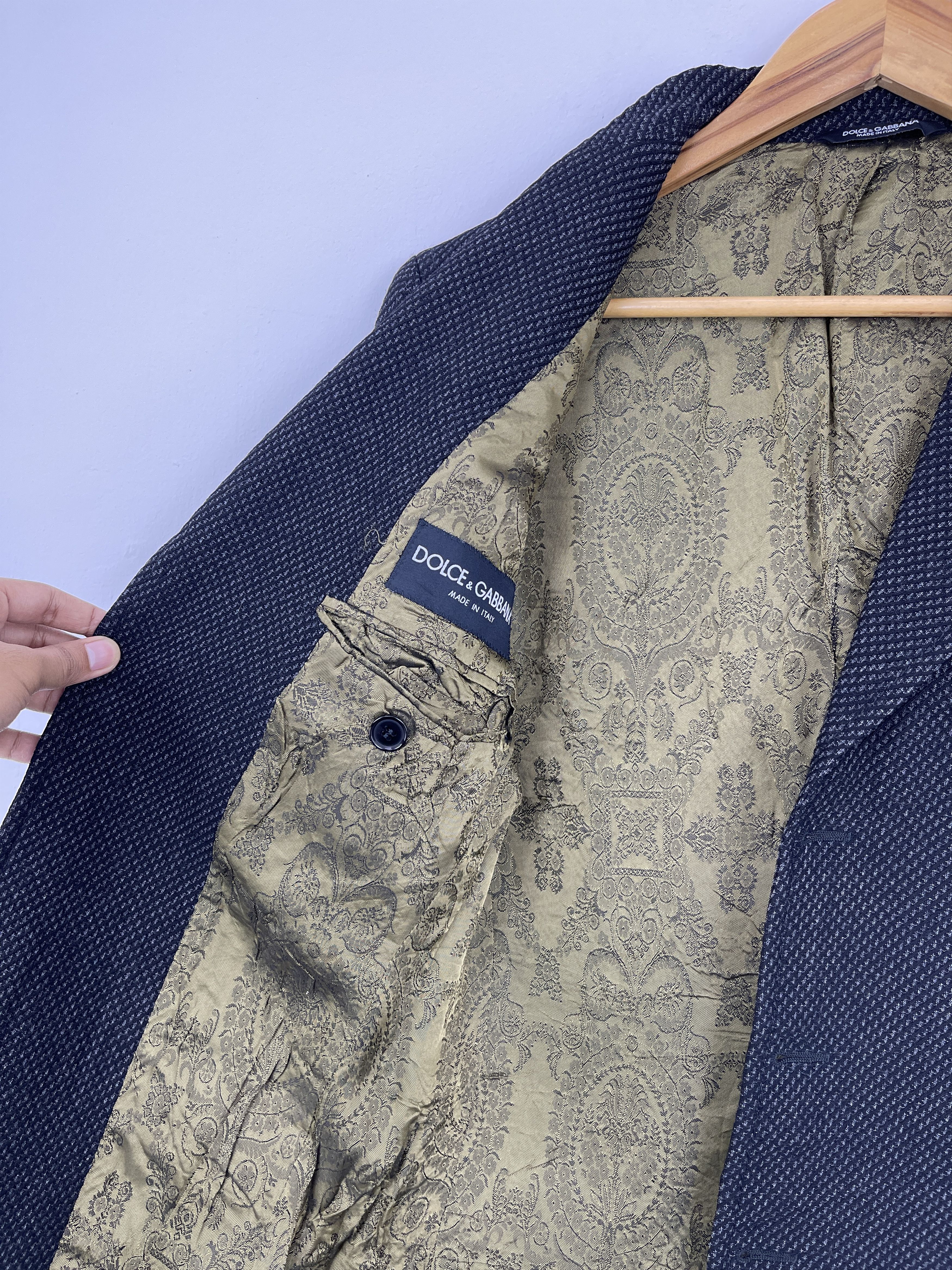Dolce & Gabbana Vintage Dolce & Gabbana Wool Button Up Jacket JA0030 Size US S / EU 44-46 / 1 - 10 Thumbnail