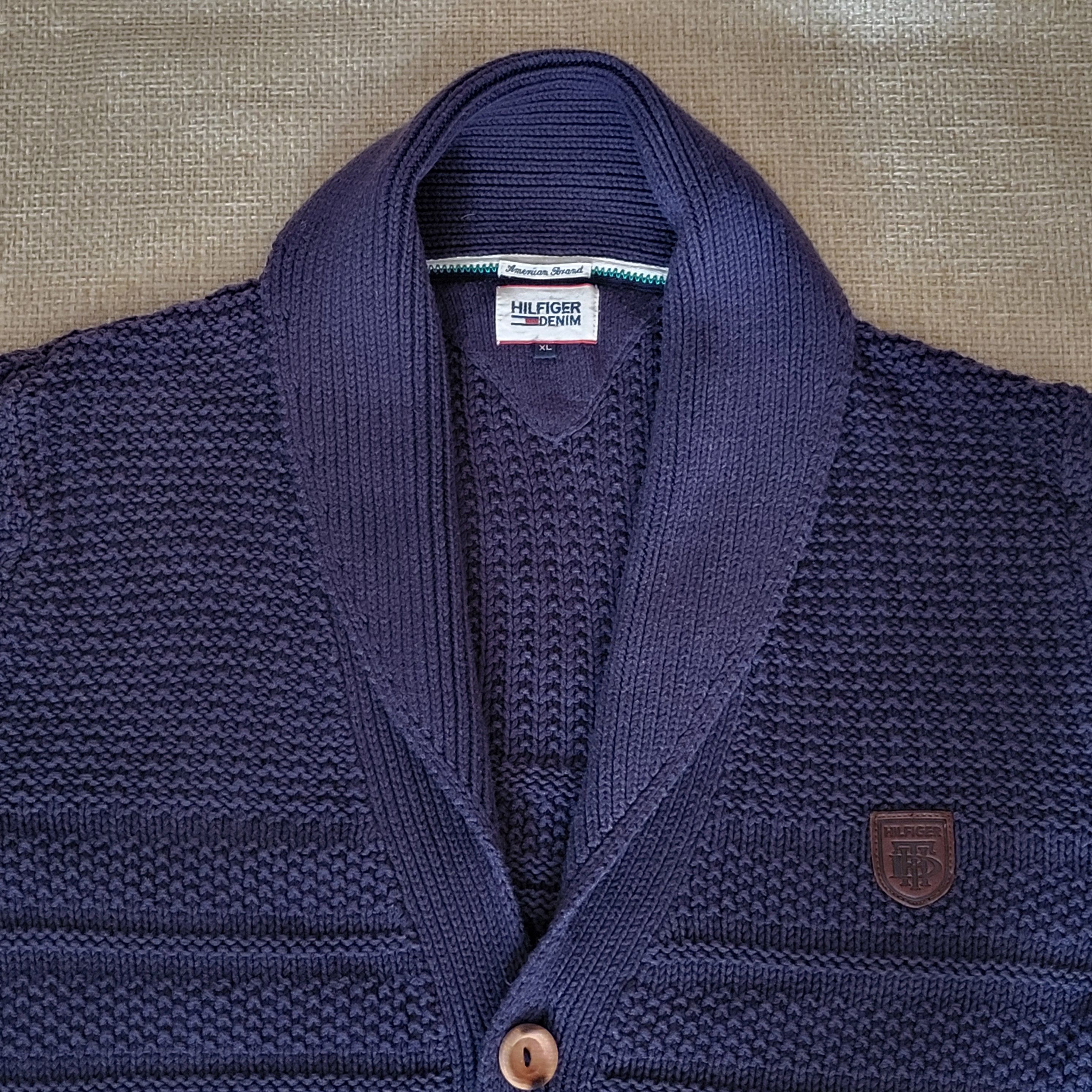 Tommy Hilfiger Tommy Hilfiger Denim cardigan vintage 2012s Size US XL / EU 56 / 4 - 4 Thumbnail