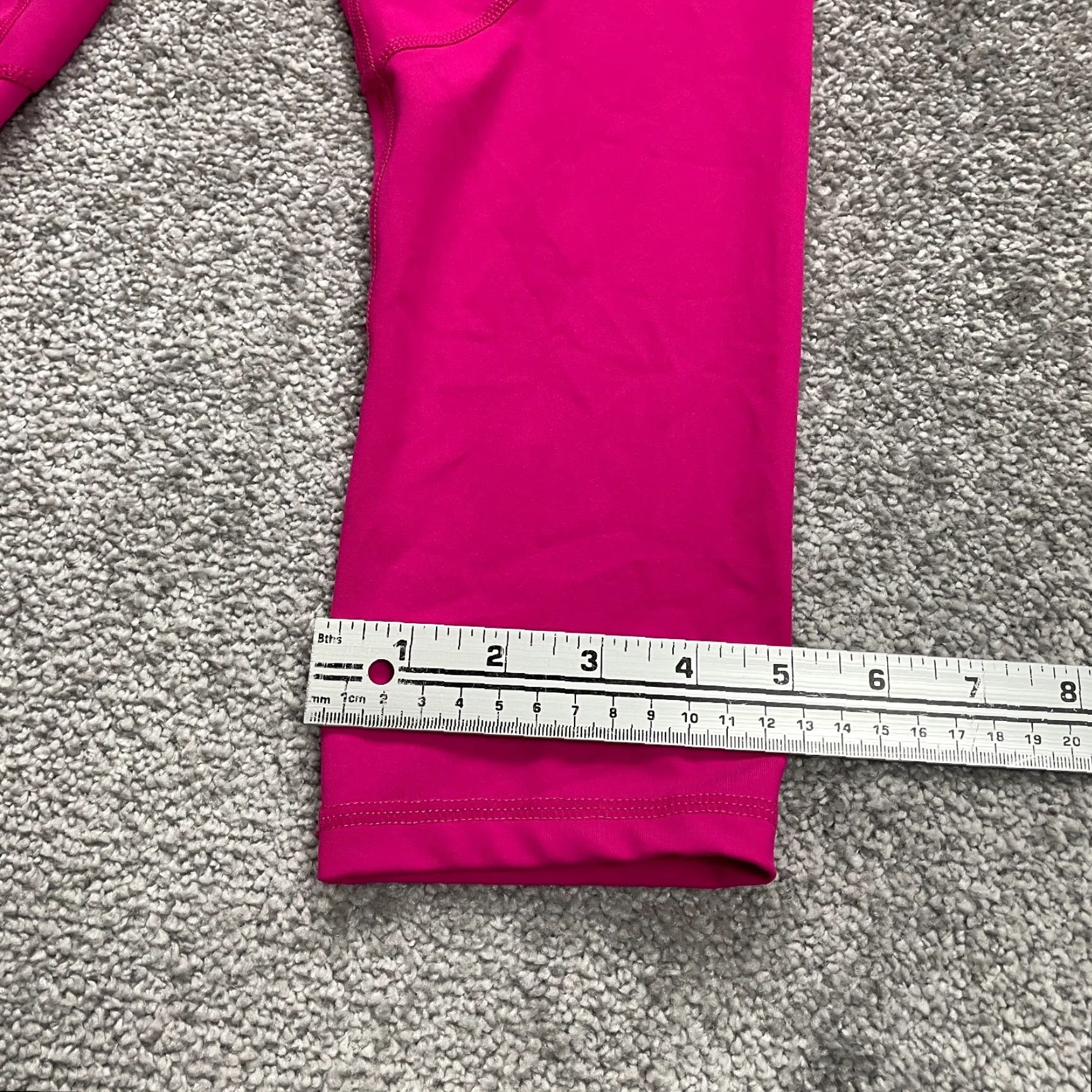 Vintage VINTAGE Zyia Cropped Leggings Womens 6-8 Pink High Rise Athletic Active Yoga Gym 26x20 Size 28" / US 6 / IT 42 - 7 Thumbnail