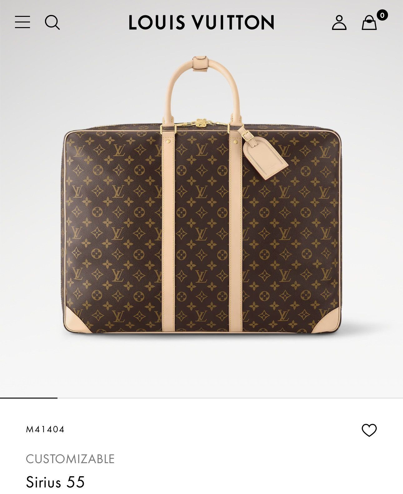 Louis Vuitton Louis Vuitton Sirius 55 Size ONE SIZE - 5 Thumbnail