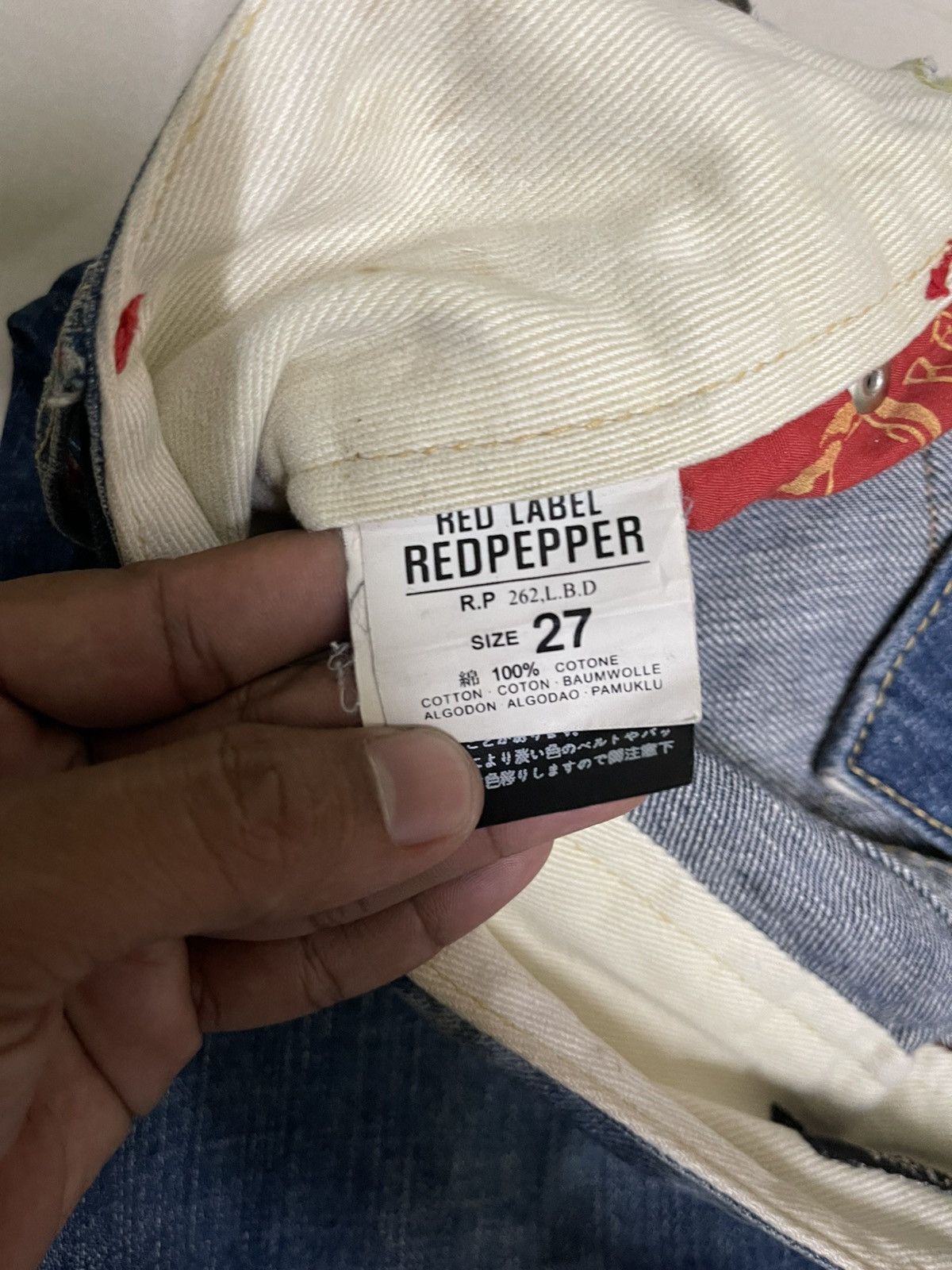 Japanese Brand Red Pepper x Red Label Size 40" / US 18 - 12 Thumbnail
