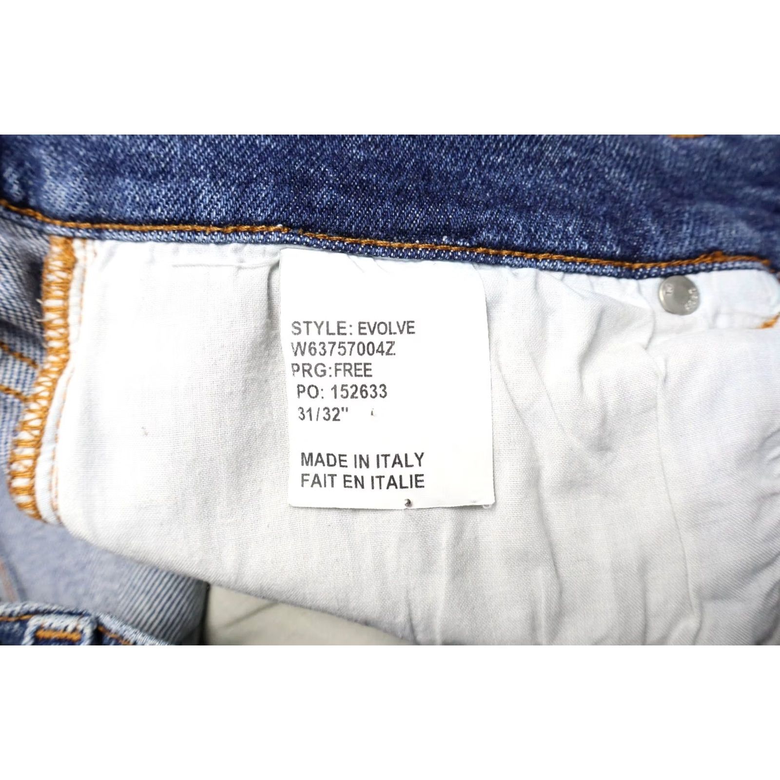 Tiger of Sweden Tiger of Sweden Jeans Men's Evolve W31/L32 Blue Faded Whiskers Stretched Zip Fly Size US 31 - 6 Thumbnail