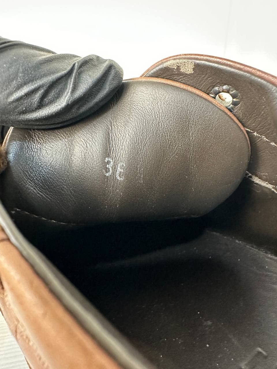 Hogan × Leather Hogan Interactive Leather Shoes Sneakers Italy Classic Brown Size US 5.5 / EU 38 - 10 Thumbnail