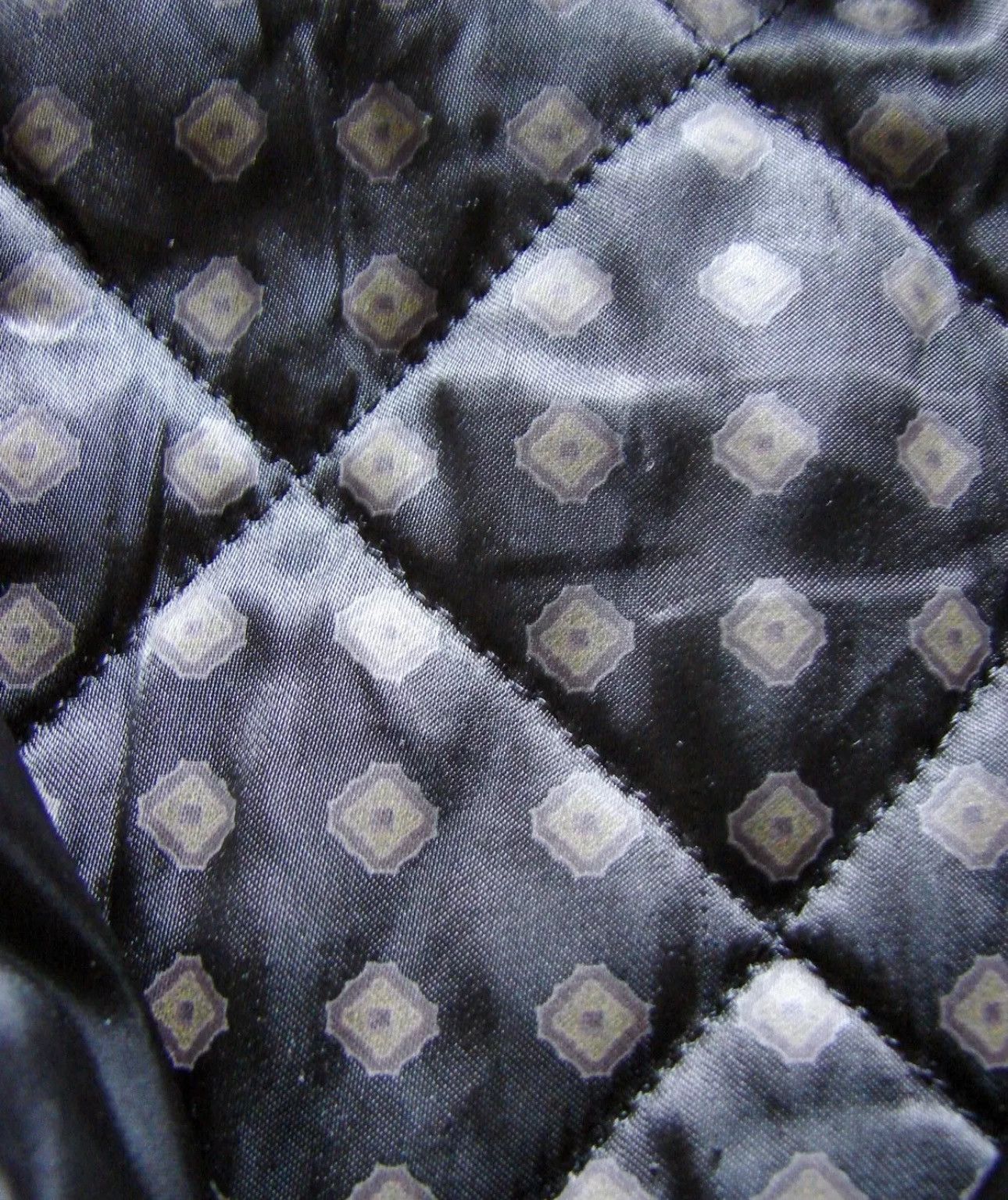 Jean Paul Gaultier Vintage Jean Paul Gaultier Black Satin Emboss Bomber Jacket Size US L / EU 52-54 / 3 - 8 Thumbnail