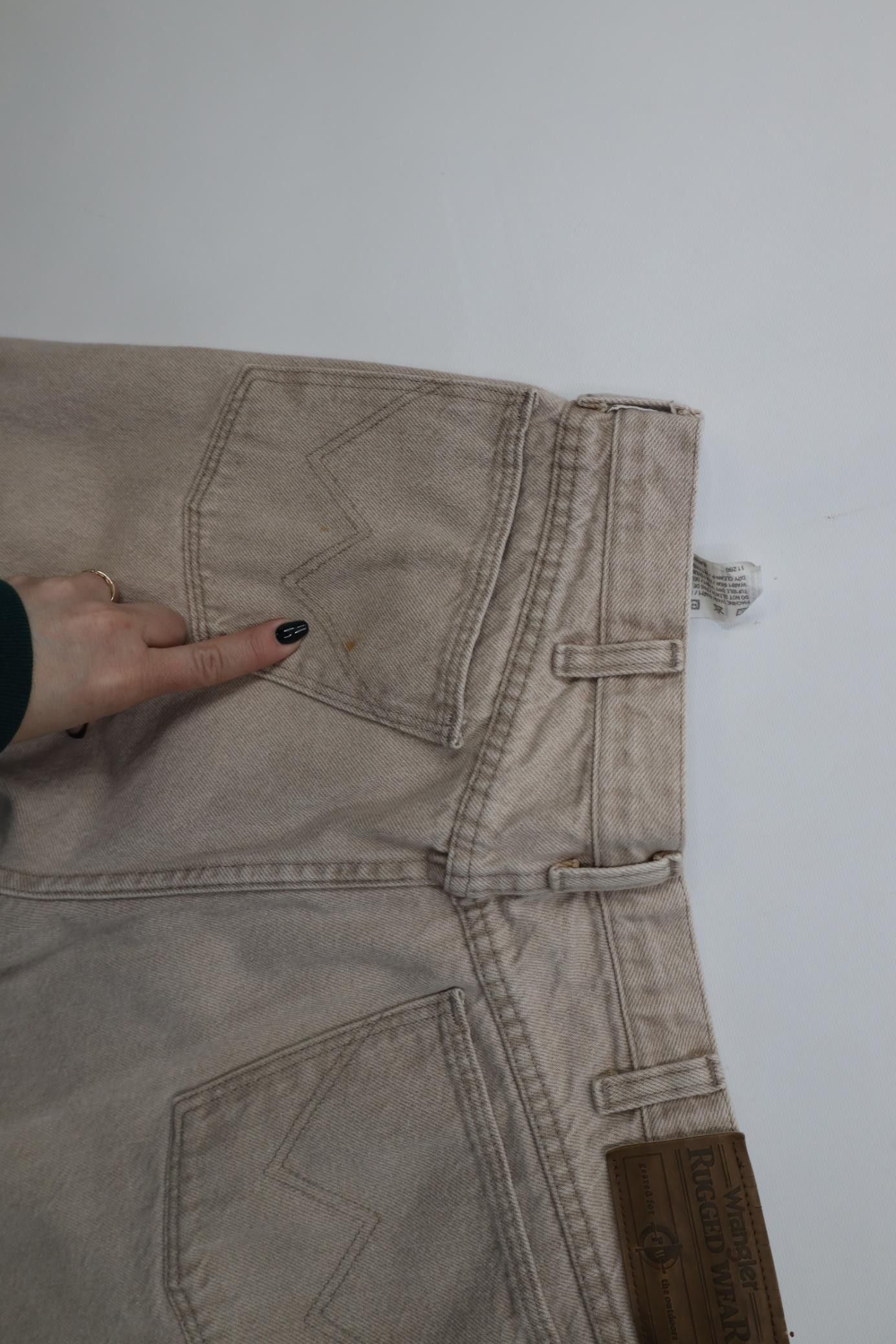 Wrangler Vintage 90s Wrangler Straight Leg Denim Jeans Beige USA Size US 32 / EU 48 - 17 Thumbnail