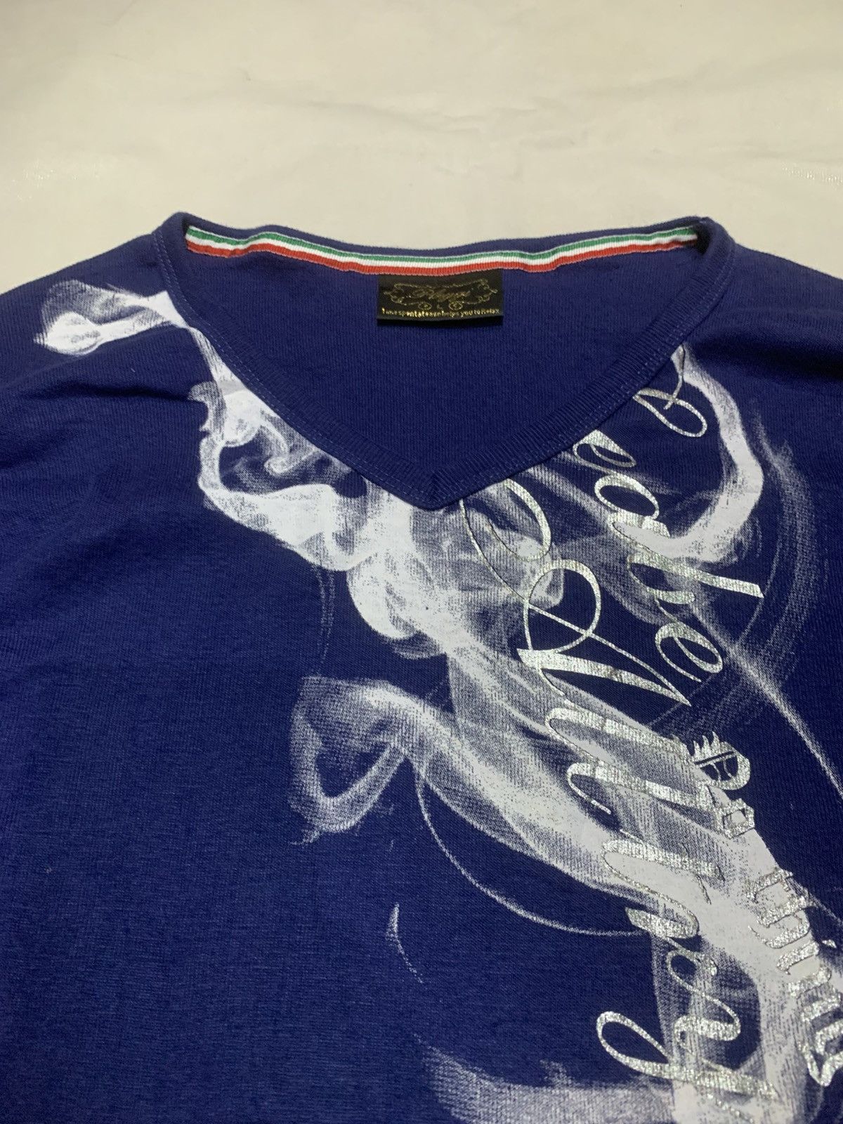 14th Addiction Japanese Pleggi Poem Smoke Style Longsleeve Tee Size US L / EU 52-54 / 3 - 6 Thumbnail