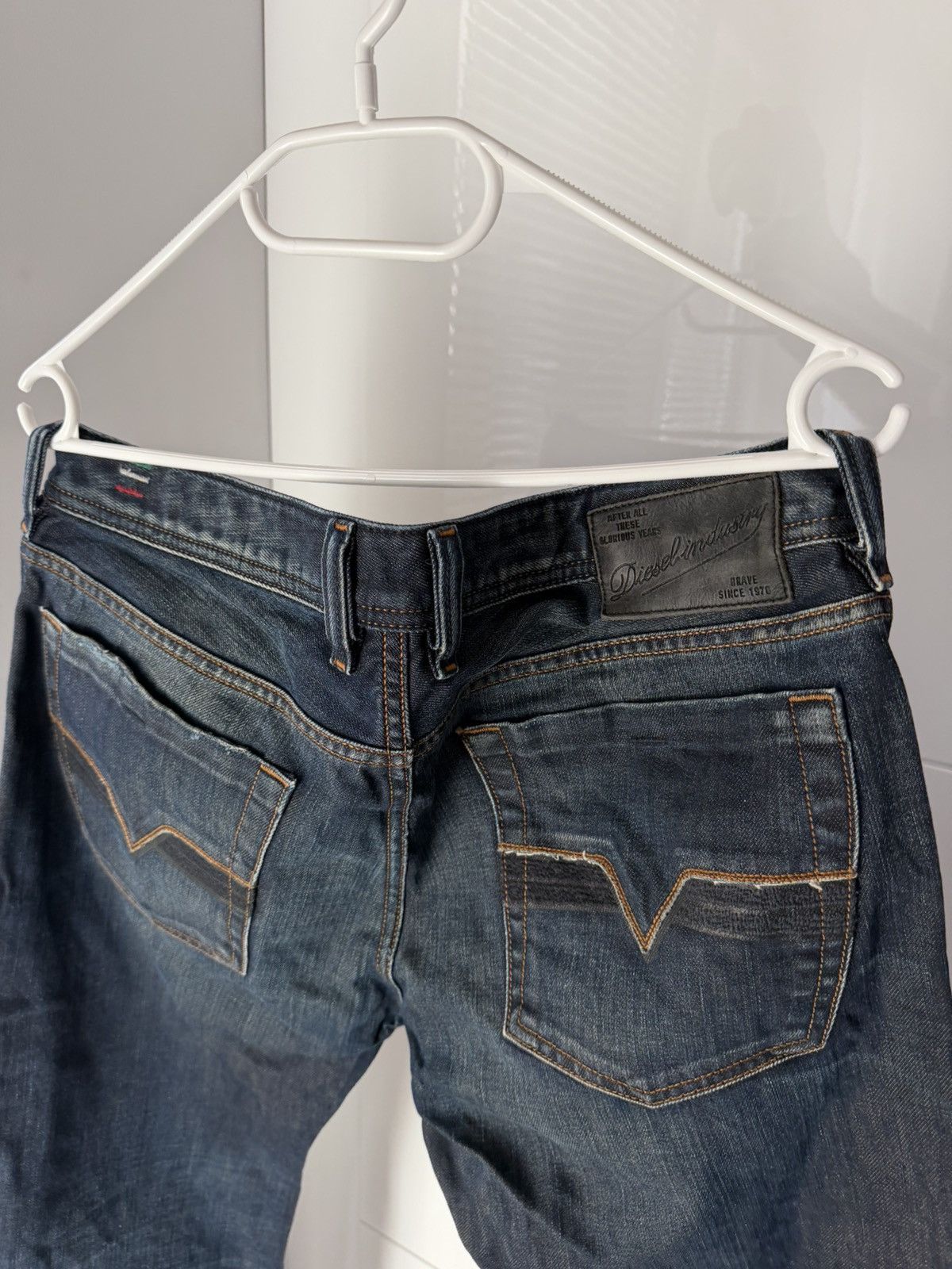 Diesel ‼️Vintage Diesel IND Ladder Baggy Black Denim Jeans‼️ Size US 33 - 10 Thumbnail