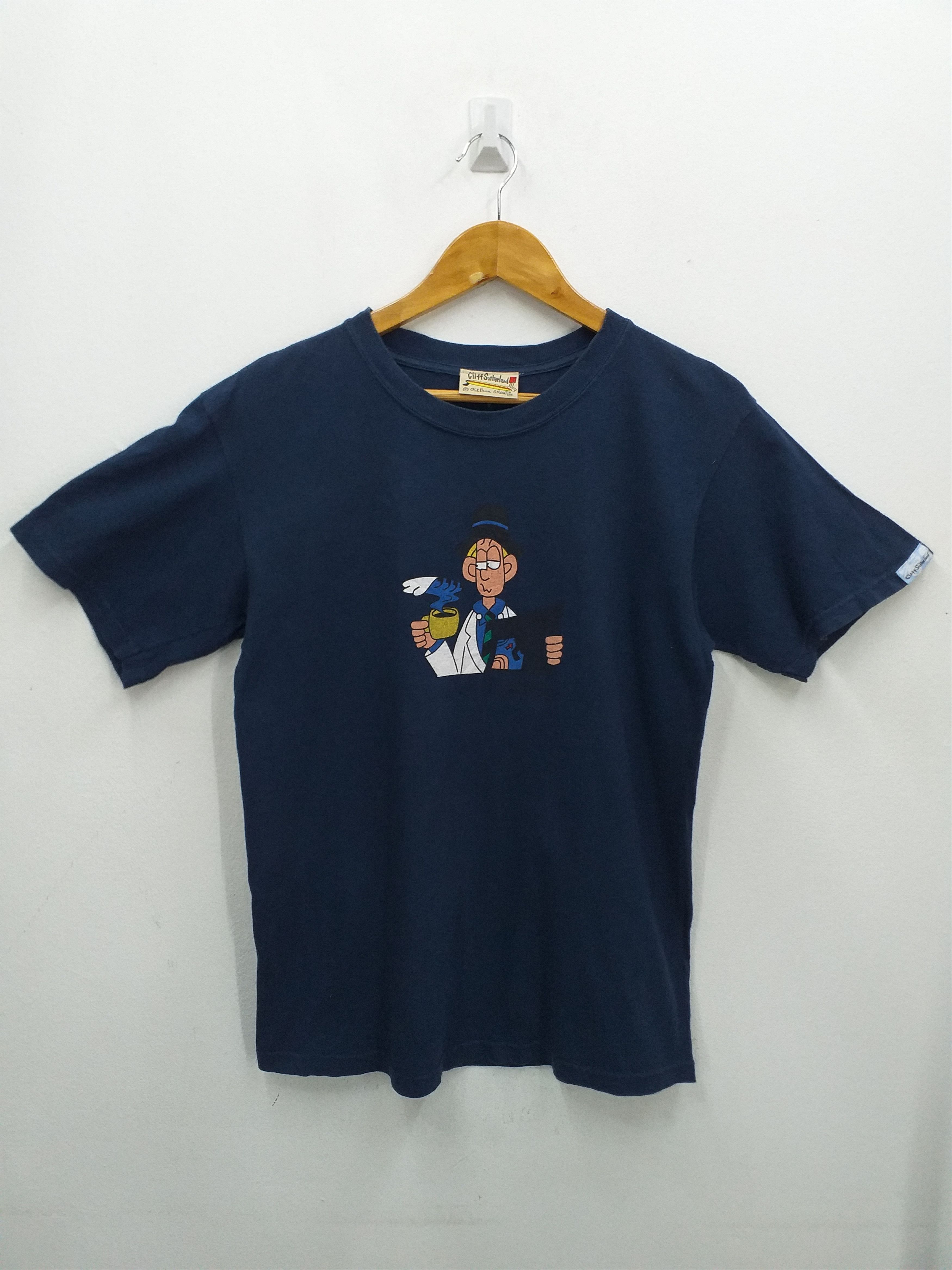 Vintage Vintage Cliff Sutherland Surf Day Surfers T Shirt -C028 Size US M / EU 48-50 / 2 - 1 Thumbnail