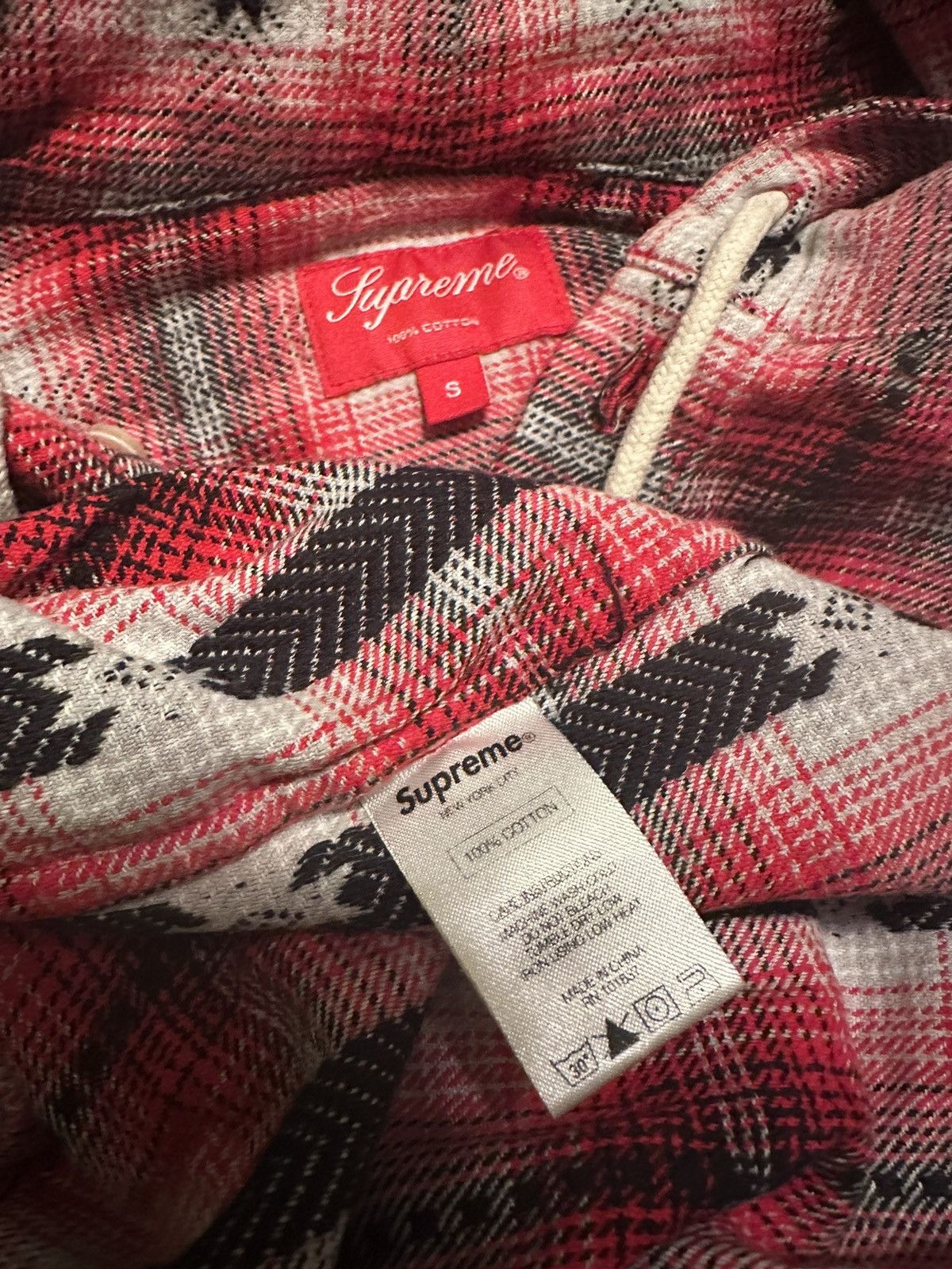 Supreme F/W 14 Shadow Plaid Flannel Size US S / EU 44-46 / 1 - 4 Thumbnail