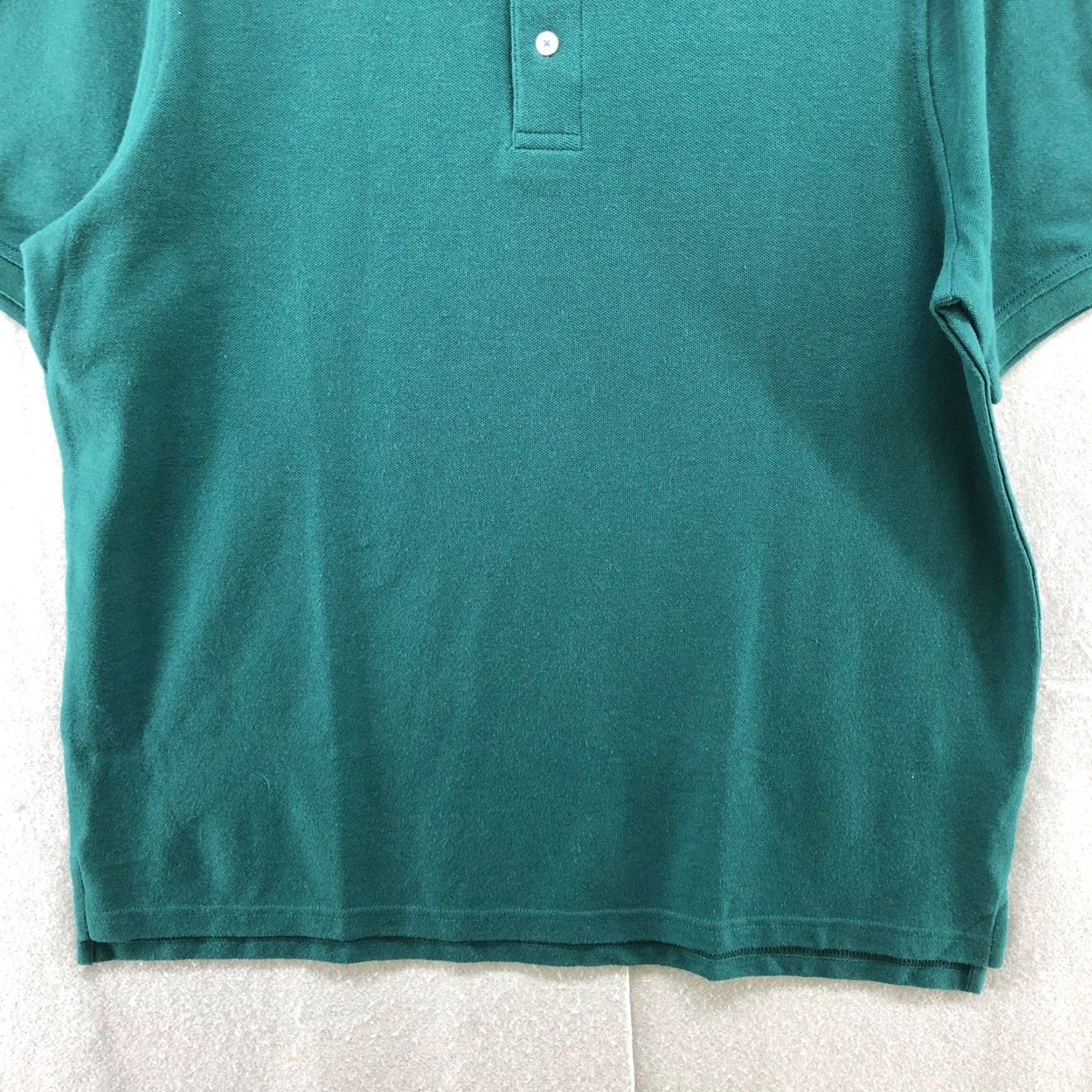 Vintage VINTAGE French Toast Polo Shirt Men L Hunter Green Short Sleeve Cotton Blend Casual Office Uniform Size US L / EU 52-54 / 3 - 4 Thumbnail
