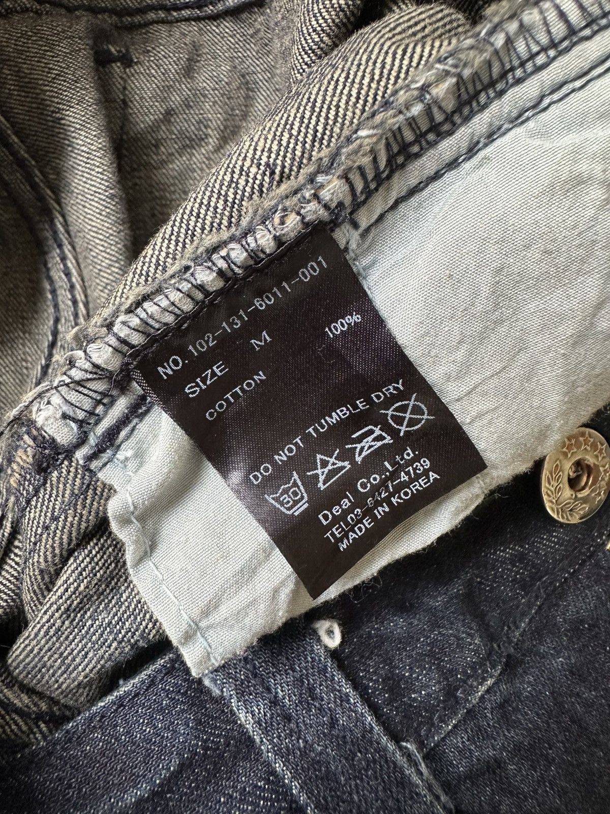 Japanese Brand FLARE Thirteen Japan Claw Marks Lowrise Design Denim Size US 29 - 20 Thumbnail