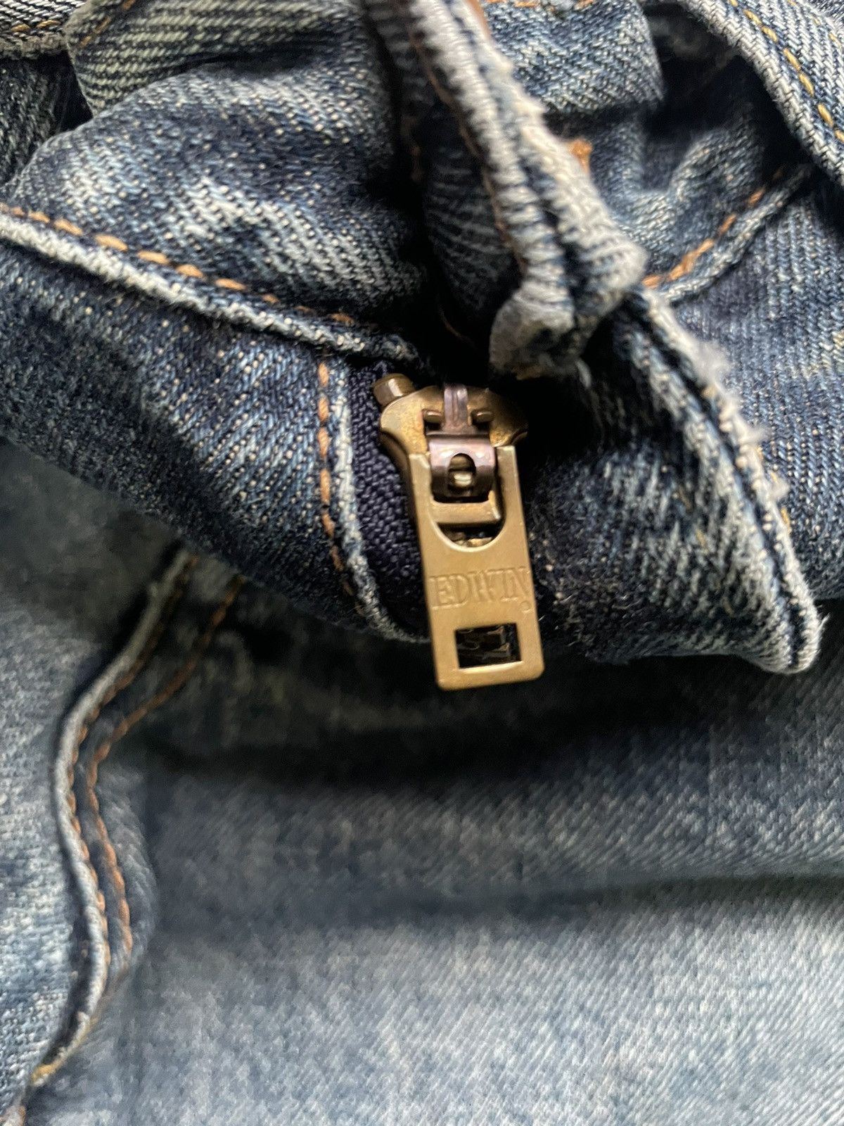 Edwin Vintage Edwin 505 X Selvedge Distresed Denim Size US 32 / EU 48 - 23 Thumbnail