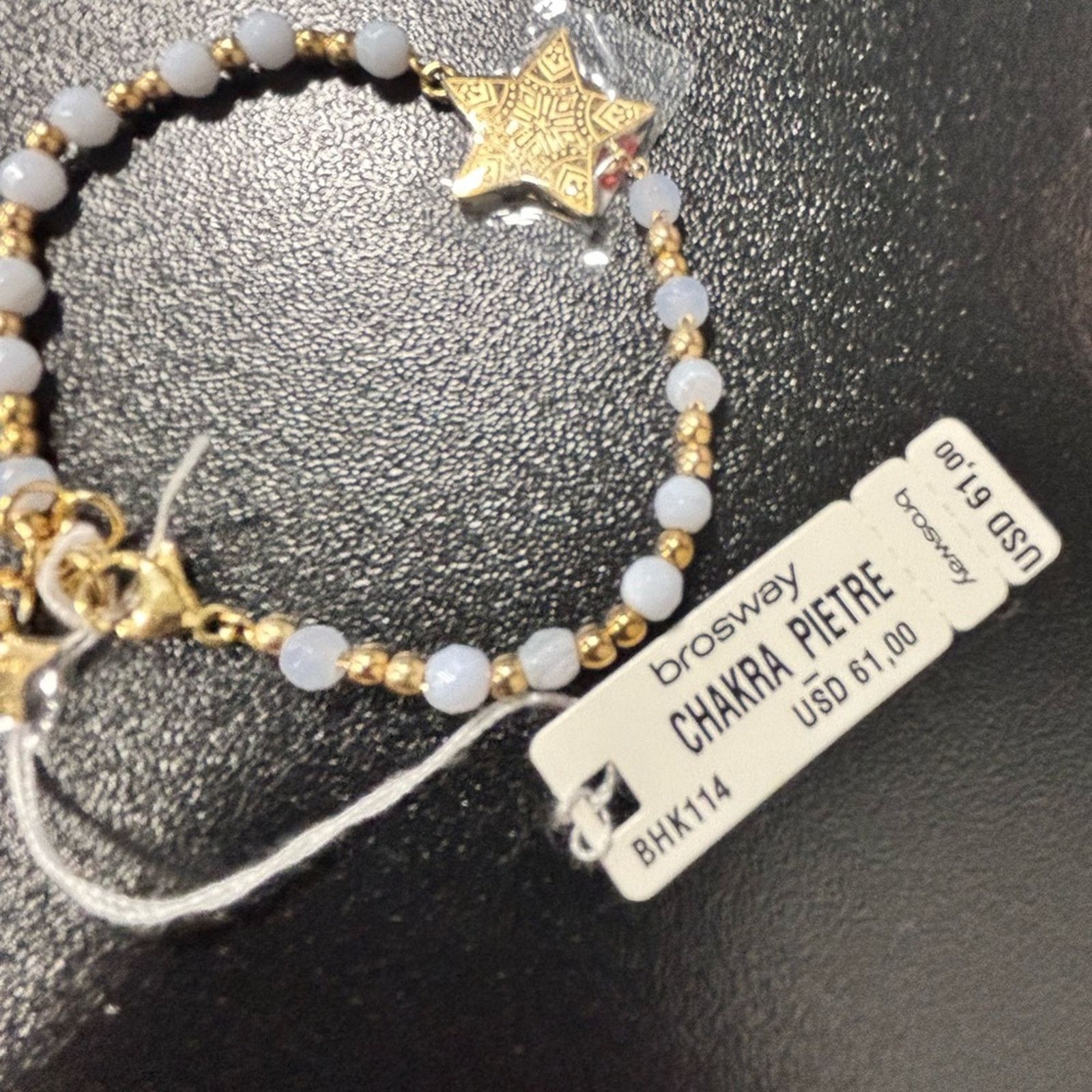 Other Brosway Chakra Pietre Bracelet w Gold Star Blue Lace Agitate Size ONE SIZE - 1 Thumbnail