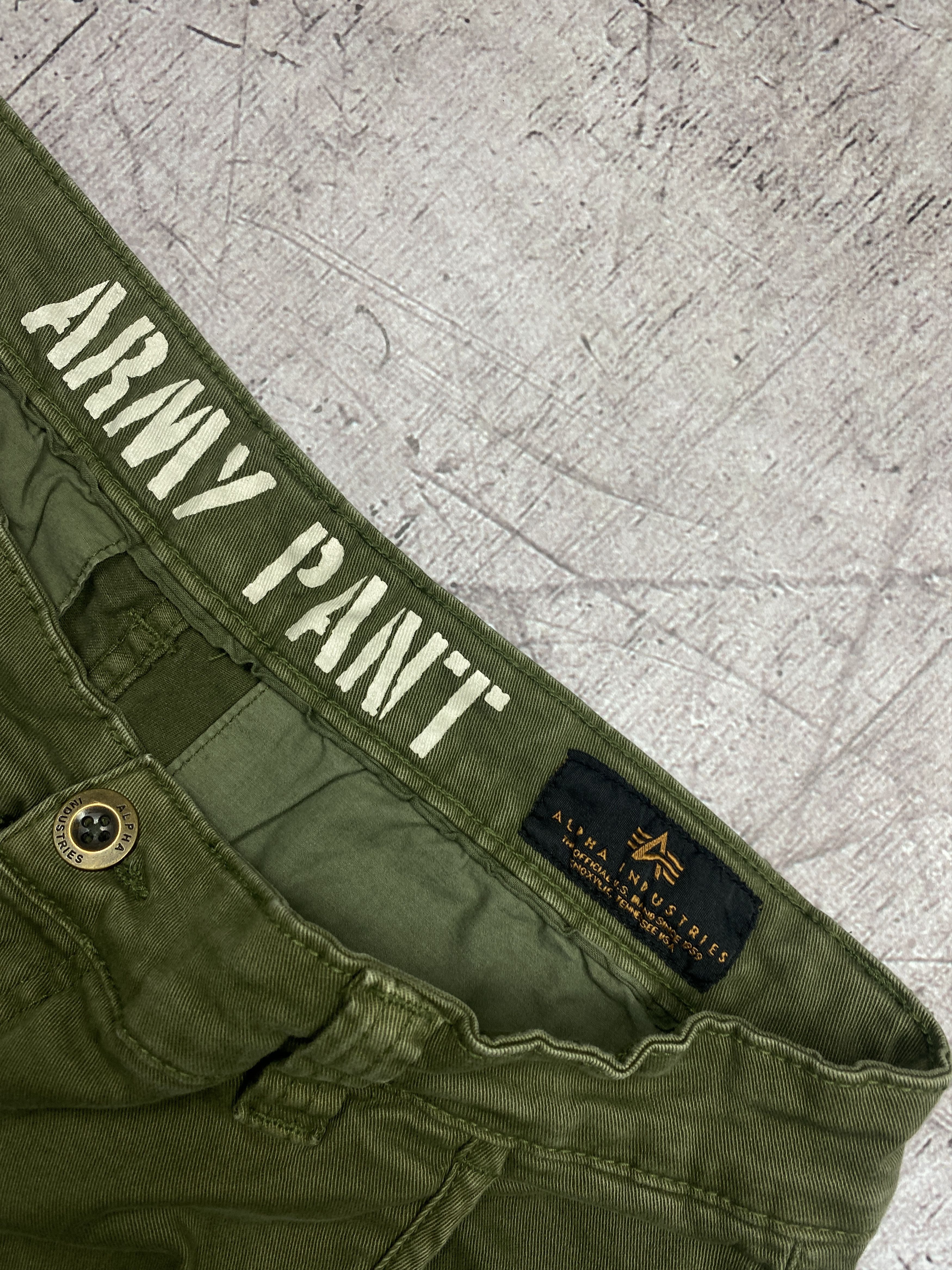 Alpha Industries Alpha Industries Vintage cargo military army pants Size US 33 - 3 Thumbnail