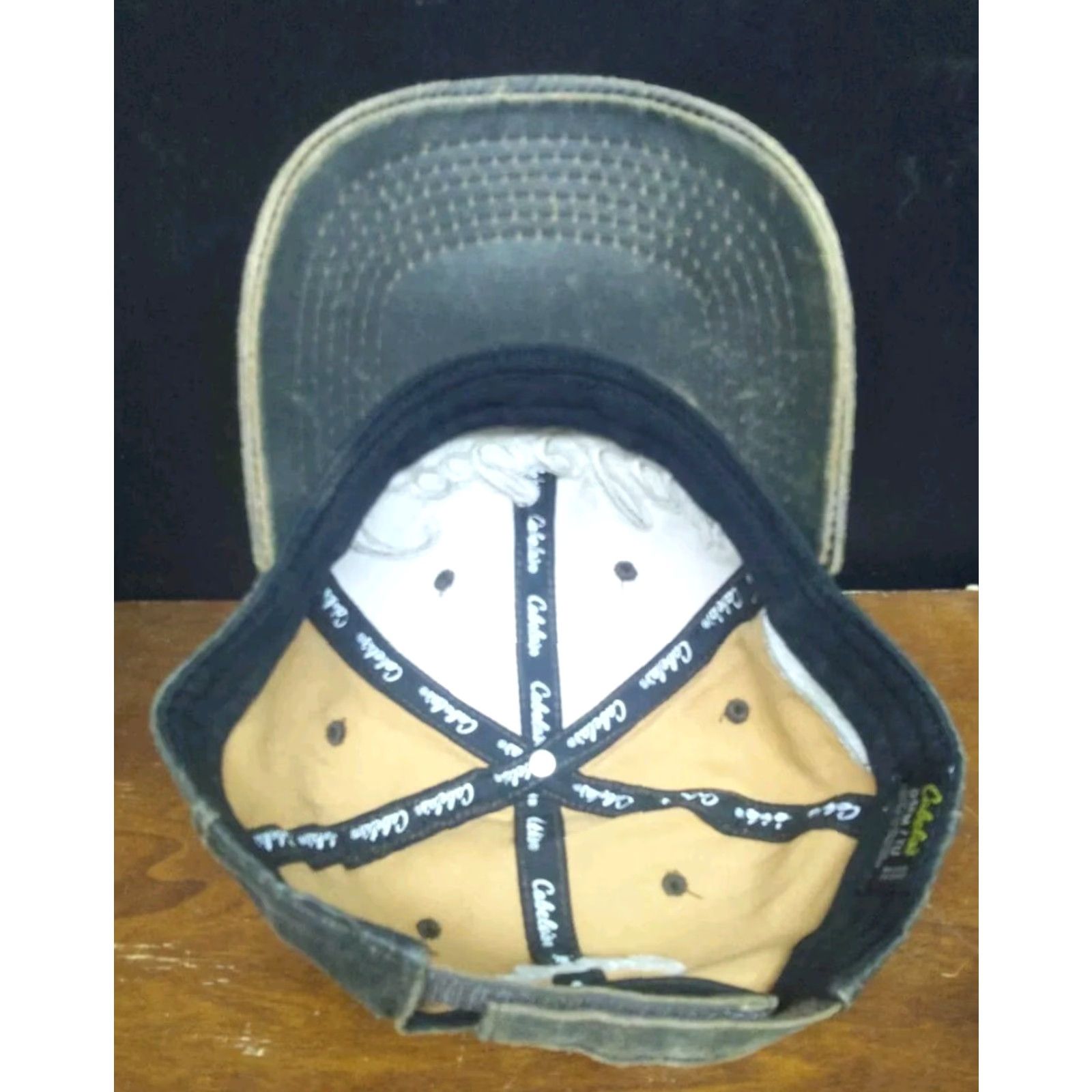 Vintage Cabela's Hat Cap Adjustable Gray Solid Baseball Cap Men Size ONE SIZE - 7 Thumbnail