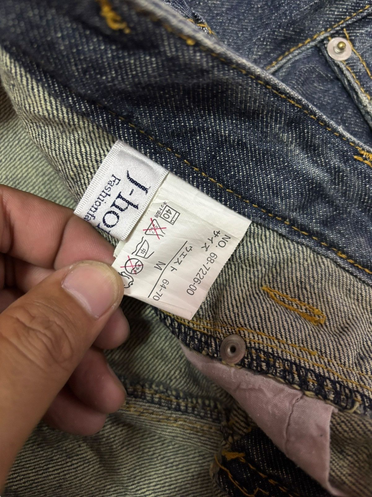 Japanese Brand Vtg Natural Leaf Japan Short Jeans Size US 31 - 4 Thumbnail
