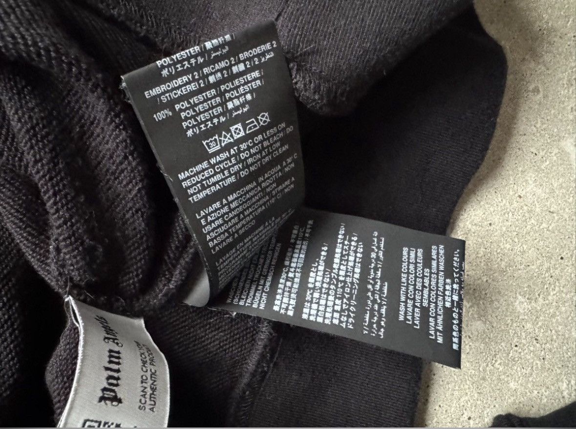 Palm Angels logo-embroidered hoodie