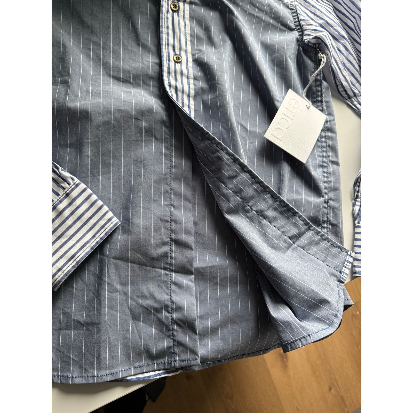 ETICA $178 New Etica Striped Button Down - Small Size S / US 4 / IT 40 - 6 Thumbnail