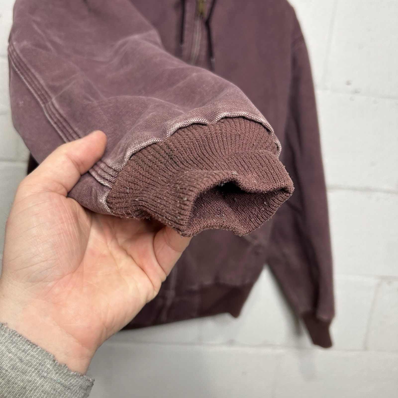 Carhartt Vintage Carhartt Quilted Active Jacket “Deep Plum” WJ130 DPM Size L / US 10 / IT 46 - 5 Thumbnail