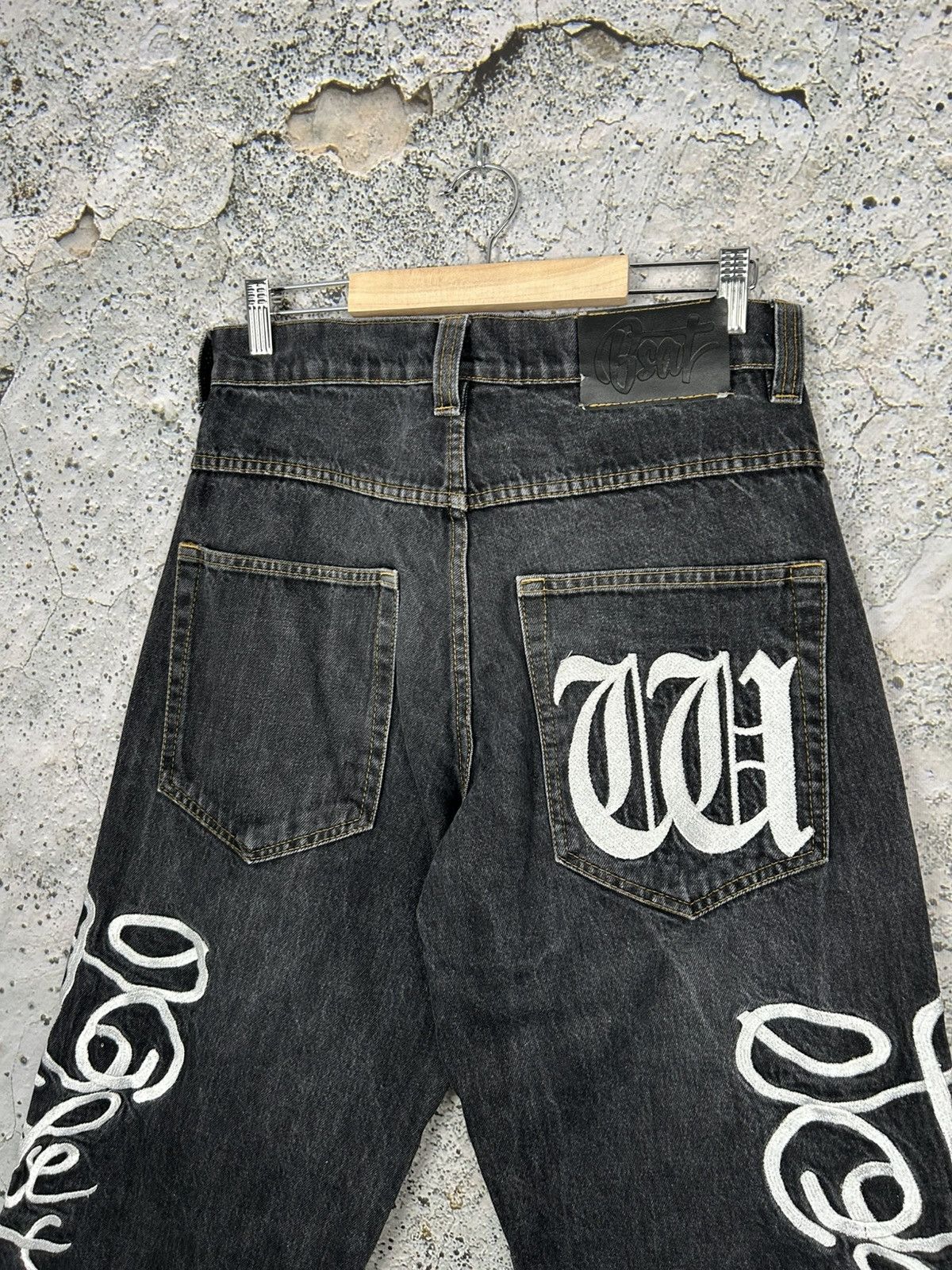 Vintage Vintage Bsat Rap Baggy Denim Pants Streetwear 90s Skate Size US 30 / EU 46 - 4 Thumbnail