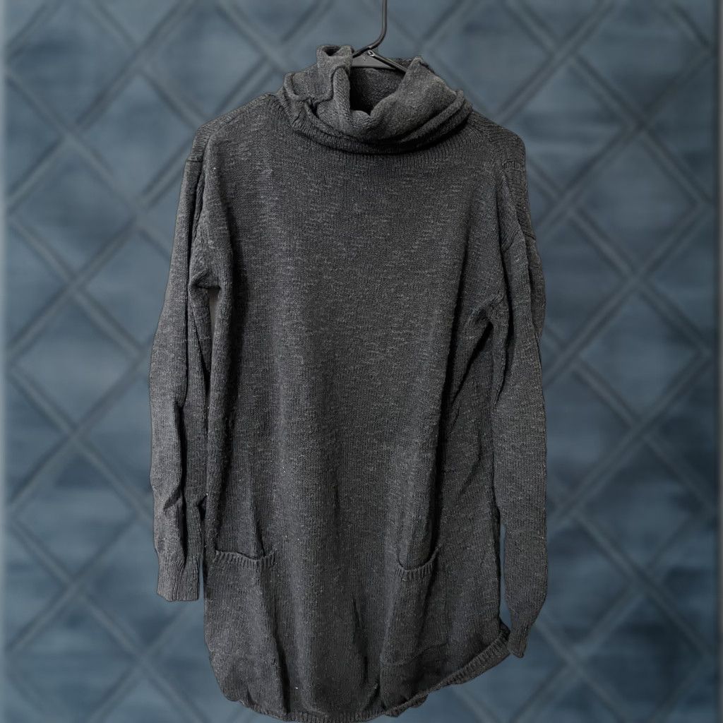 Bdg BDG Womens Turtleneck Sweater Dress Short Dark Gray Size M Size M / US 6-8 / IT 42-44 - 1 Thumbnail