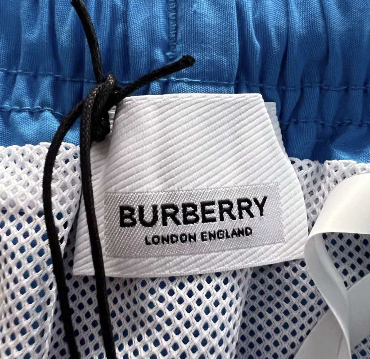 Burberry Burberry Blue Embroidered Logo Shorts J41 Size US 30 / EU 46 - 3 Thumbnail