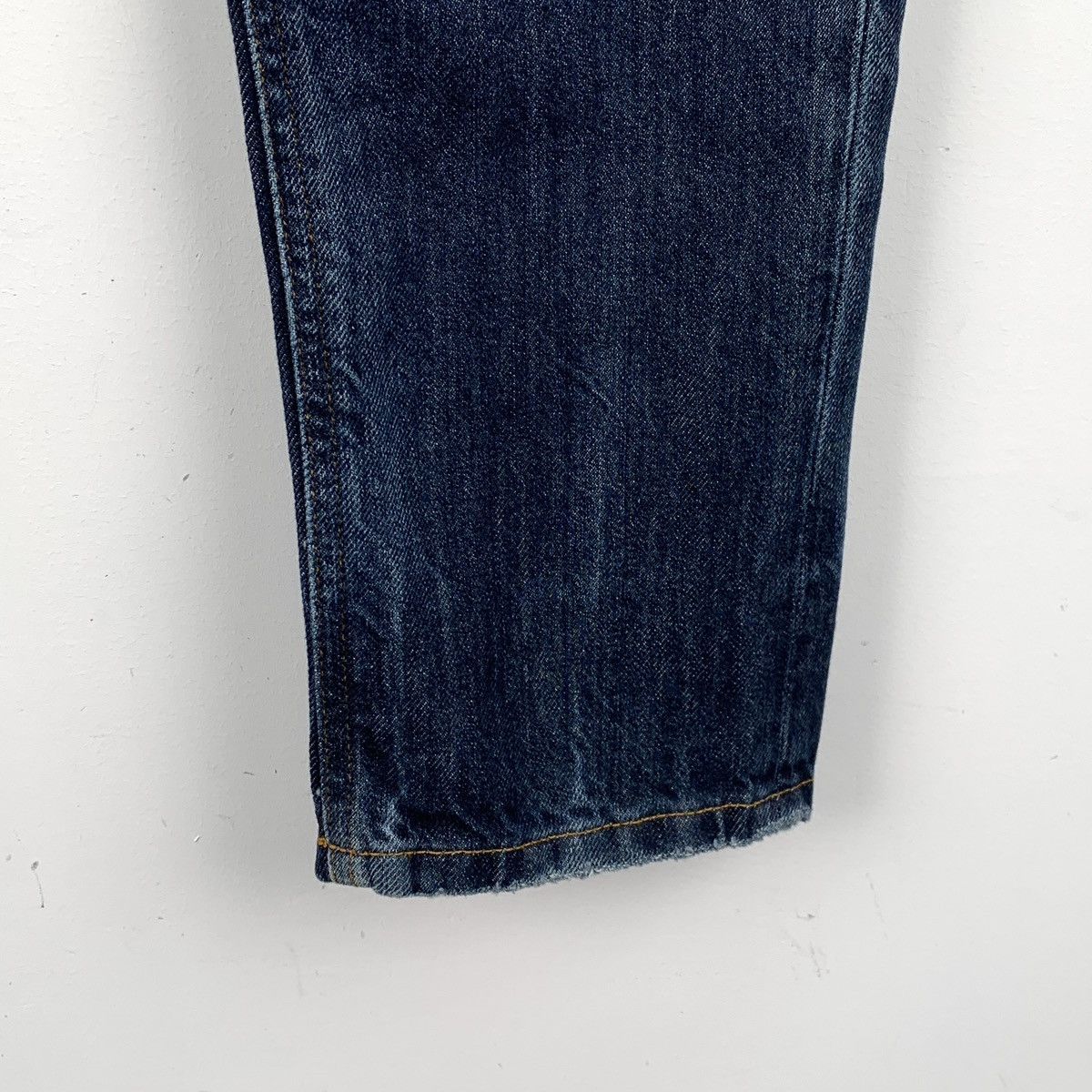 Dolce & Gabbana Dolce & Gabbana Navy Blue Washed Cotton Denim Pants K26WX Size US 32 / EU 48 - 4 Thumbnail