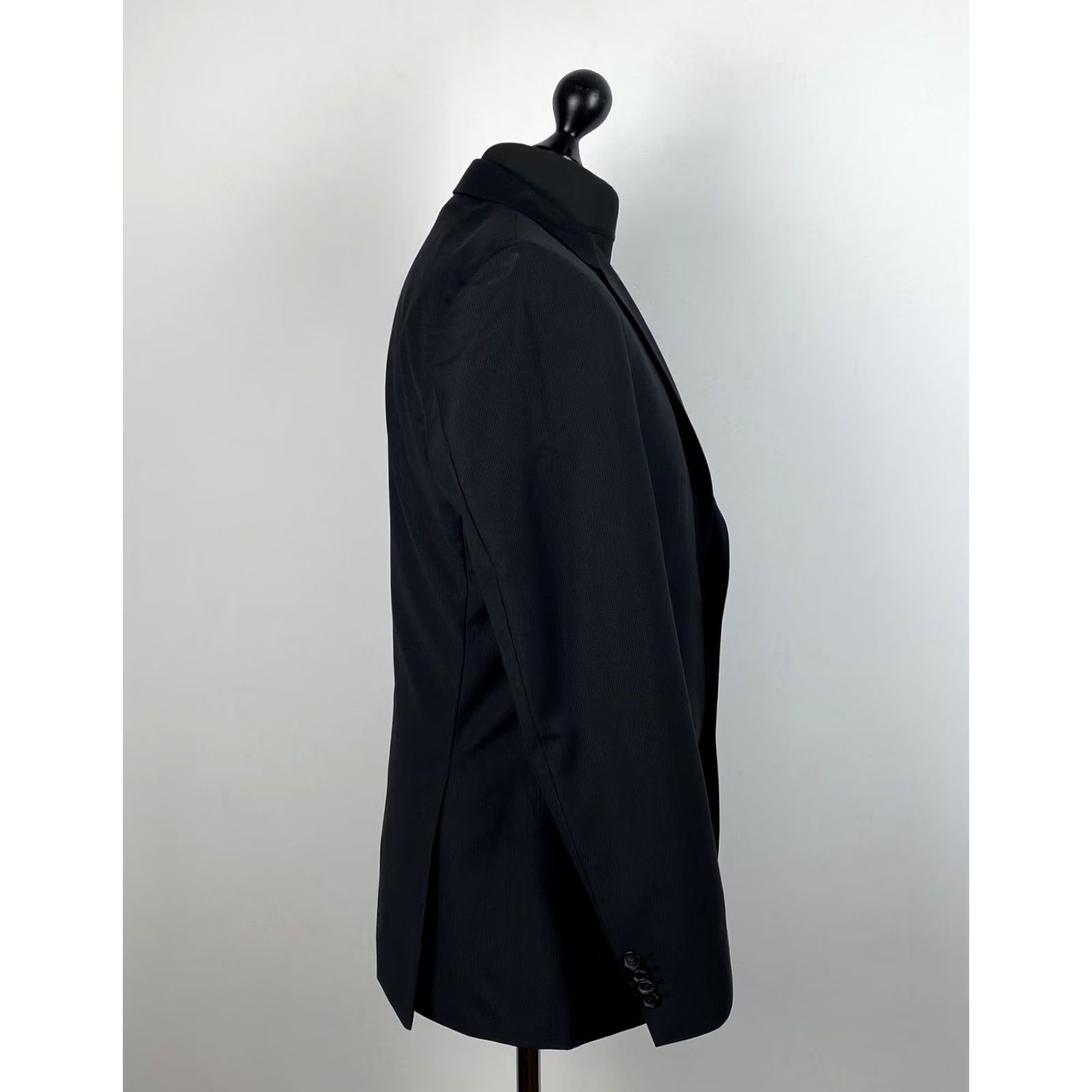 Hugo Boss HUGO BOSS Blazer Wool Black Mens UK 50 / 40R Size 50 40R Blazer Wool Tailored Jacket Mens Black 74 cm 46 cm 53 cm 64 cm Size 50R - 2 Thumbnail