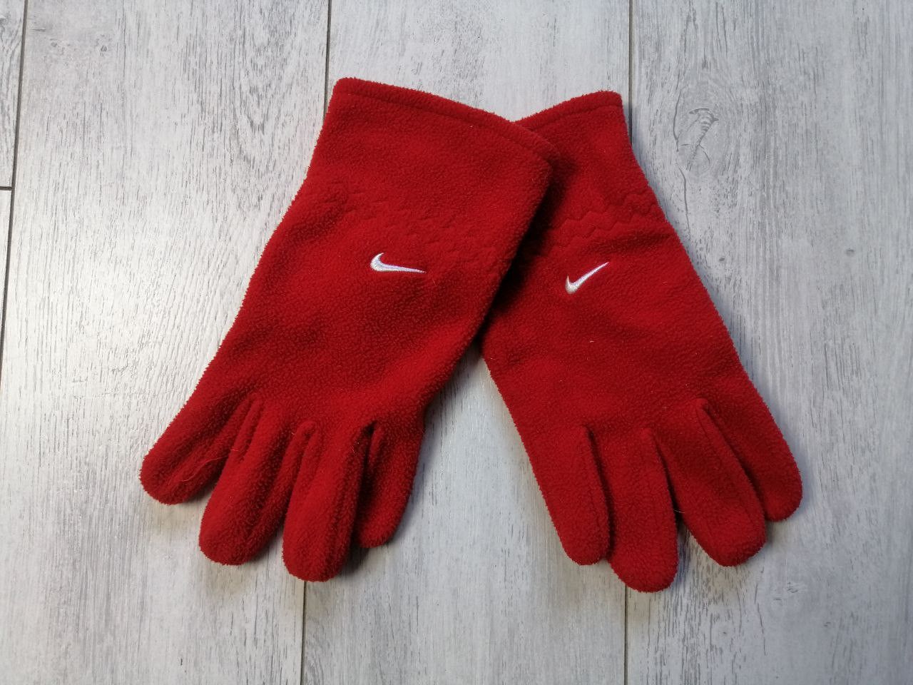 Nike × Vintage Vintage Nike Fleece Gloves Size ONE SIZE - 2 Thumbnail
