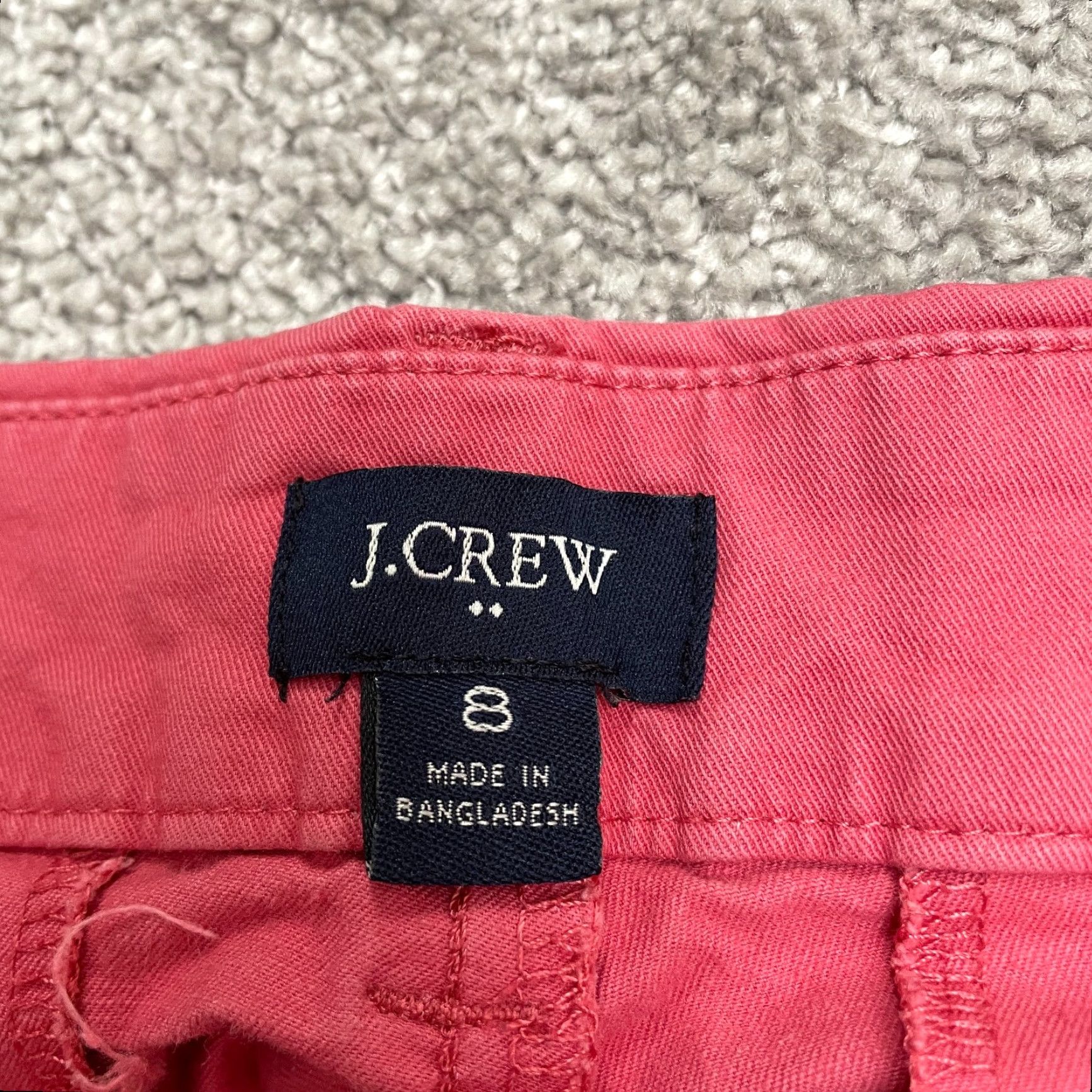 J.Crew J. Crew Chino Shorts Womens 8 Pink Cotton Pockets Mid Rise Casual Outdoor 33x9 Size 30" / US 8 / IT 44 - 4 Thumbnail