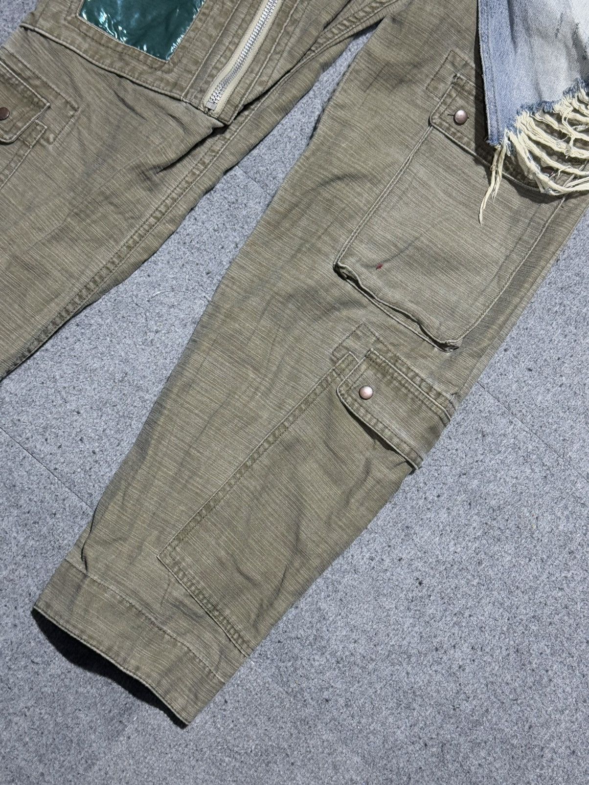 Maison MIHARA YASUHIRO Miharayasuhiro Destroy Splicing Overalls Size US 44 / EU 60 - 4 Thumbnail