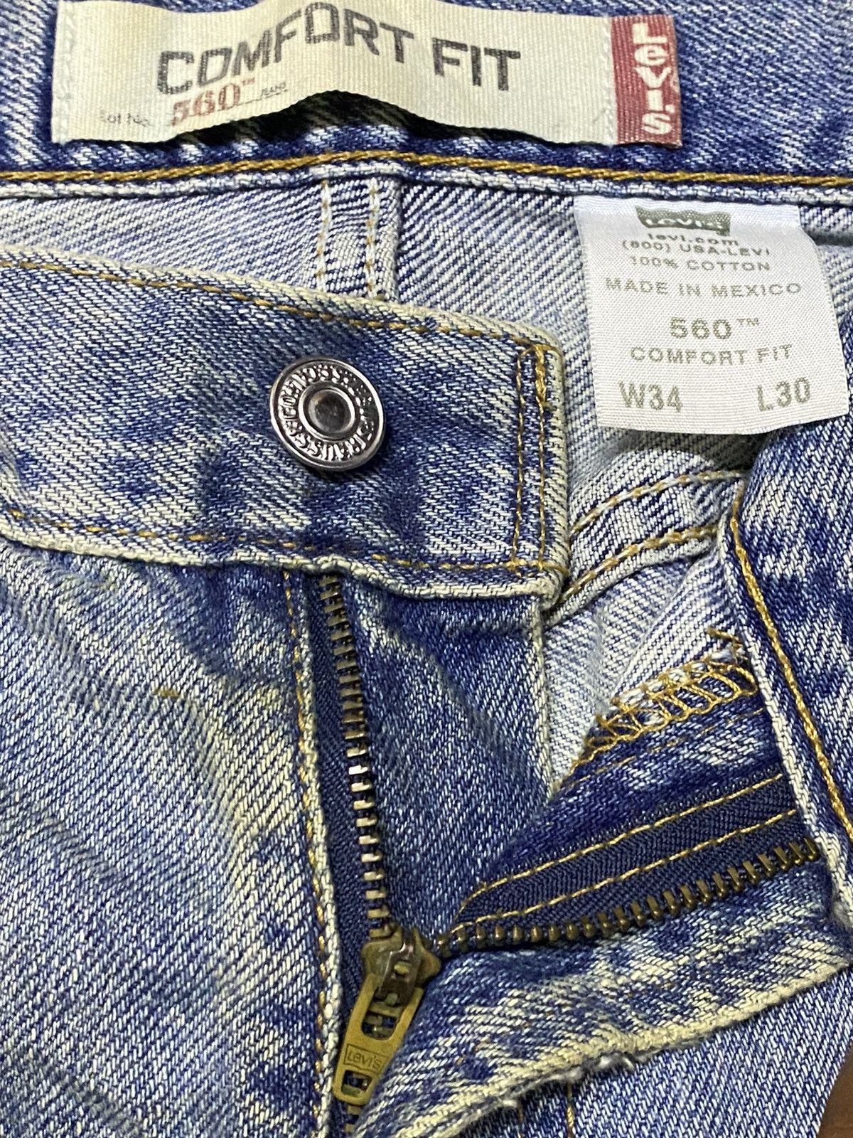 Levi's Vintage Levis 560 Faded Wash short Jeans Size US 34 / EU 50 - 7 Thumbnail