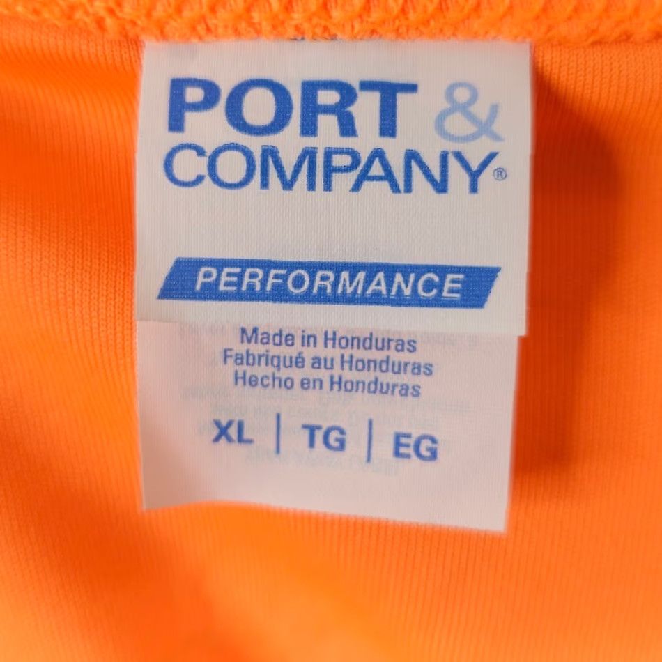 Port & Company Port & Company Pickleball T Shirt Mens XL Orange Performance Tee Short Sleeve Crew Neck Sports 2020s Size US XL / EU 56 / 4 - 6 Thumbnail