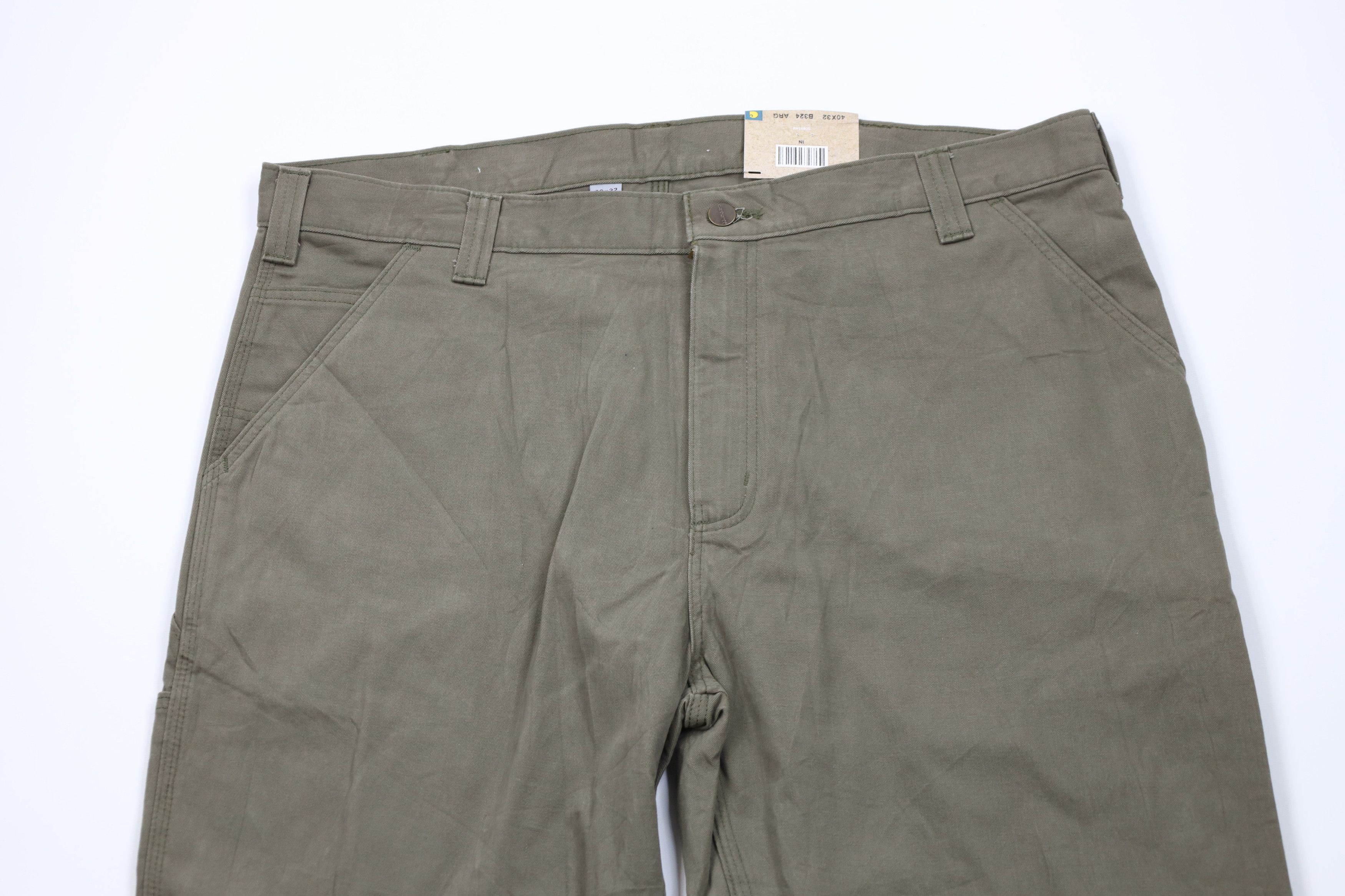Carhartt Deadstock Y2K Carhartt Relaxed Fit Wide Leg Pants Green Size US 40 / EU 56 - 2 Thumbnail