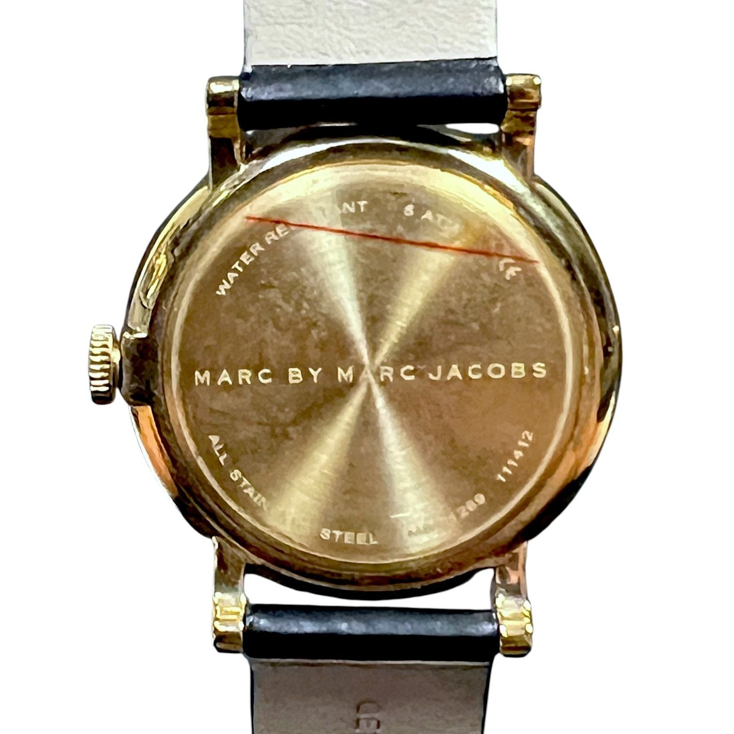 Marc by Marc Jacobs Marc by Marc Jacobs Black & Gold Logo 36mm watch $155 Retail Size ONE SIZE - 2 Thumbnail