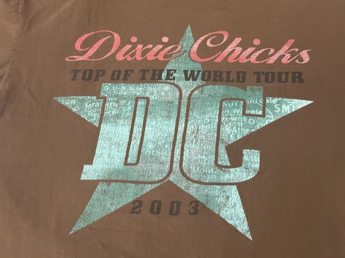 Band Tees Distressed 2000s Dixie Chicks Top of the World Tour T-Shirt Size US XL / EU 56 / 4 - 9 Thumbnail