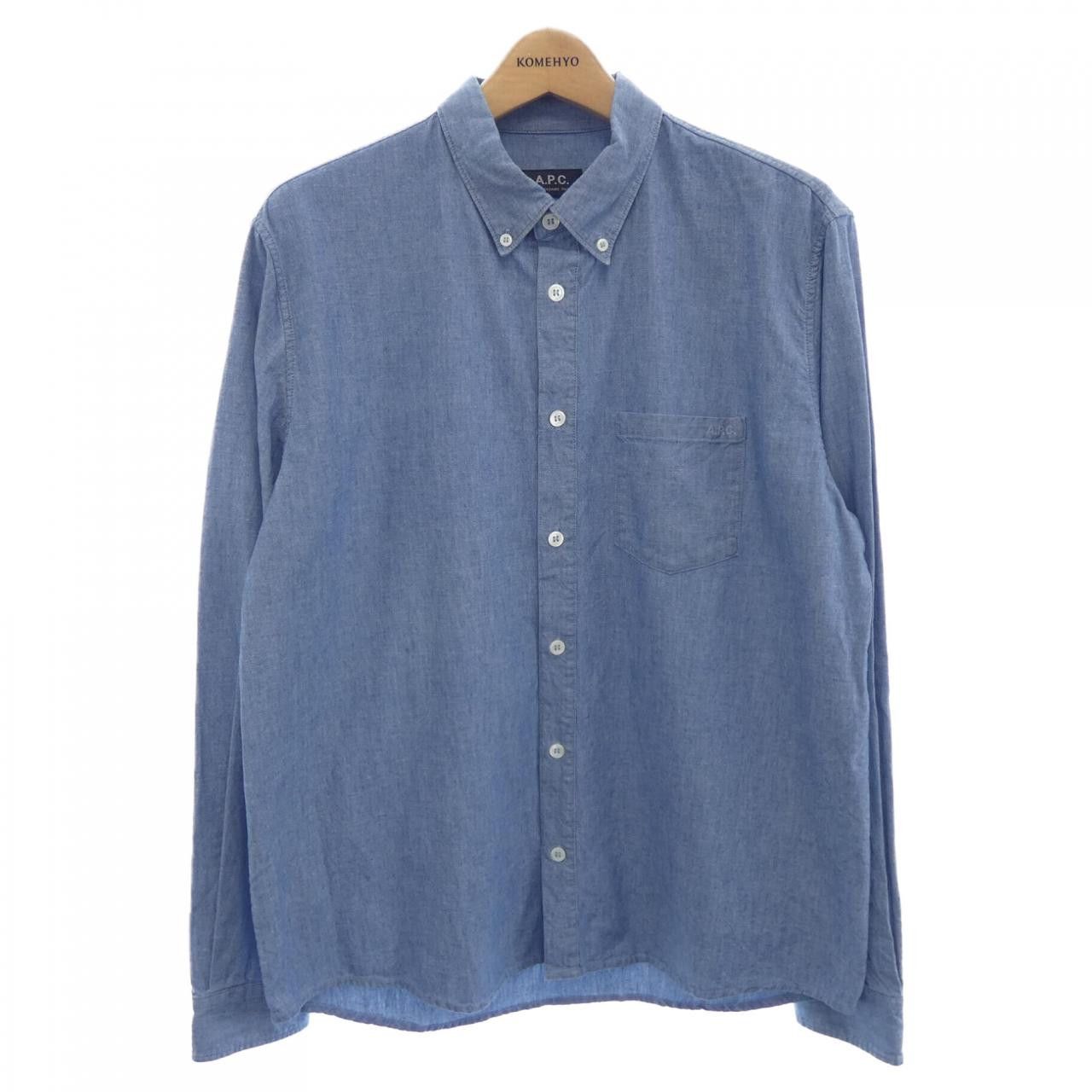 Other A.P.C A.P.C. Cotton Shirt Textile Dress Shirt DUTY FREE for USA Size ONE SIZE - 1 Thumbnail