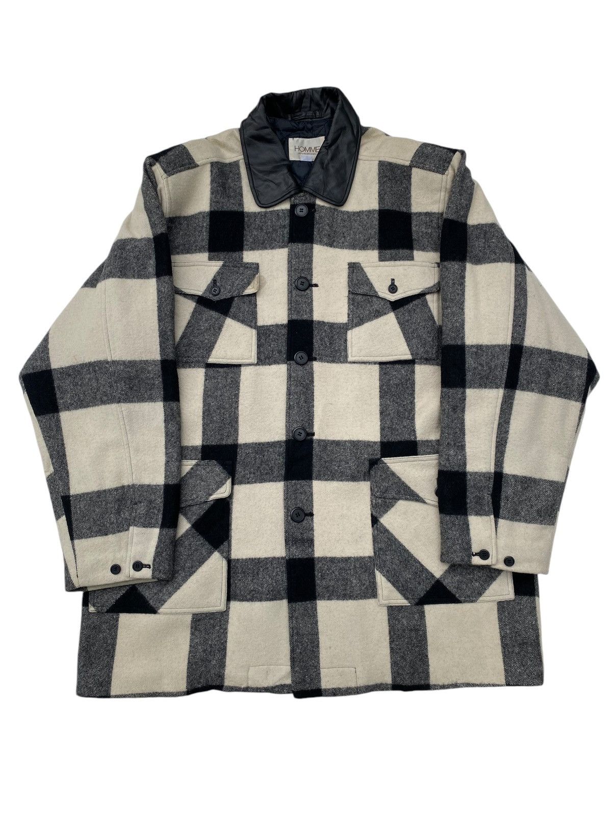 Japanese Brand × Vintage Vtg Homme International Wool Jacket Size US L / EU 52-54 / 3 - 2 Thumbnail