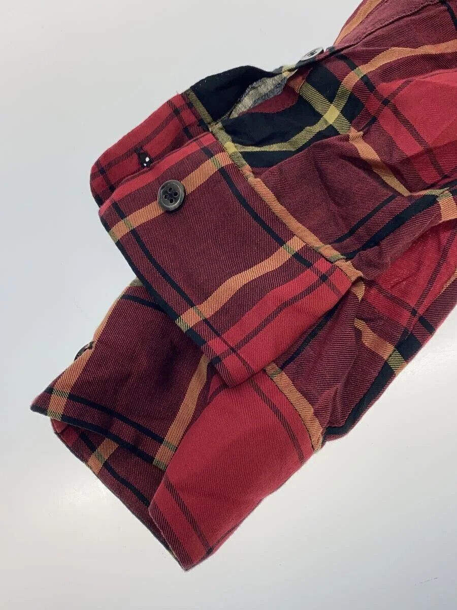 Undercover Undercover Check Rayon Long Sleeve Shirt Red