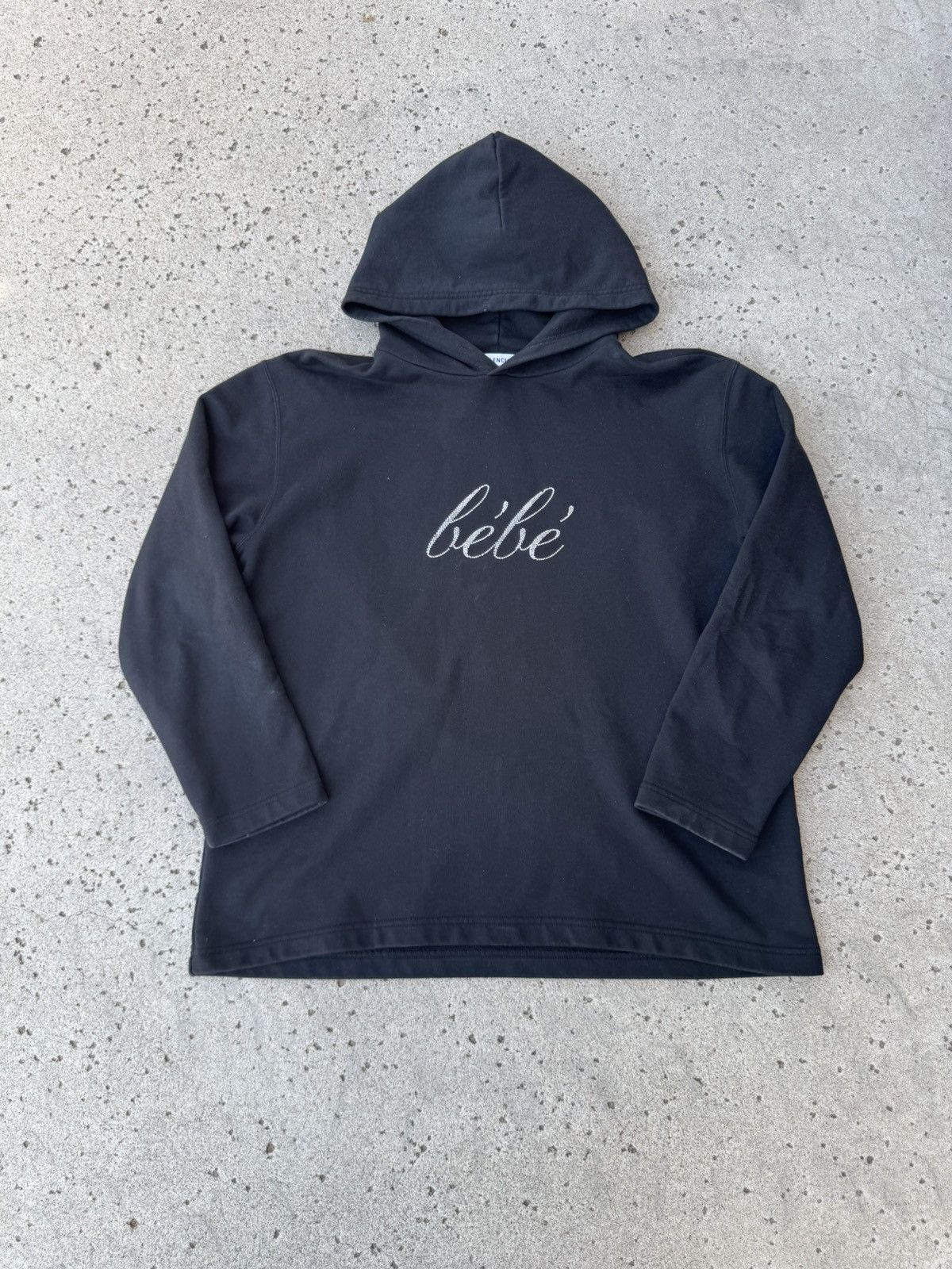 BALENCIAGA bebeラインストーンプルオーバーパーカー Balenciaga Balenciaga Bebe Rhinestone Hoodie | Grailed