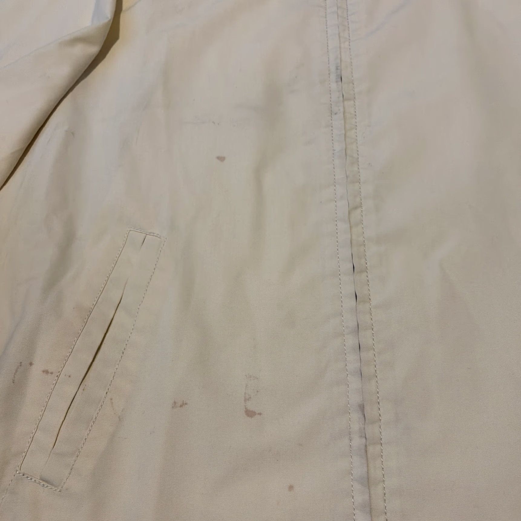 Van Heusen VINTAGE Arnold Palmer Van Heusen Windbreaker Full Zip Jacket Cream Size 38-40 Adult M/L Ivory 1960s Mens Size US S / EU 44-46 / 1 - 5 Thumbnail