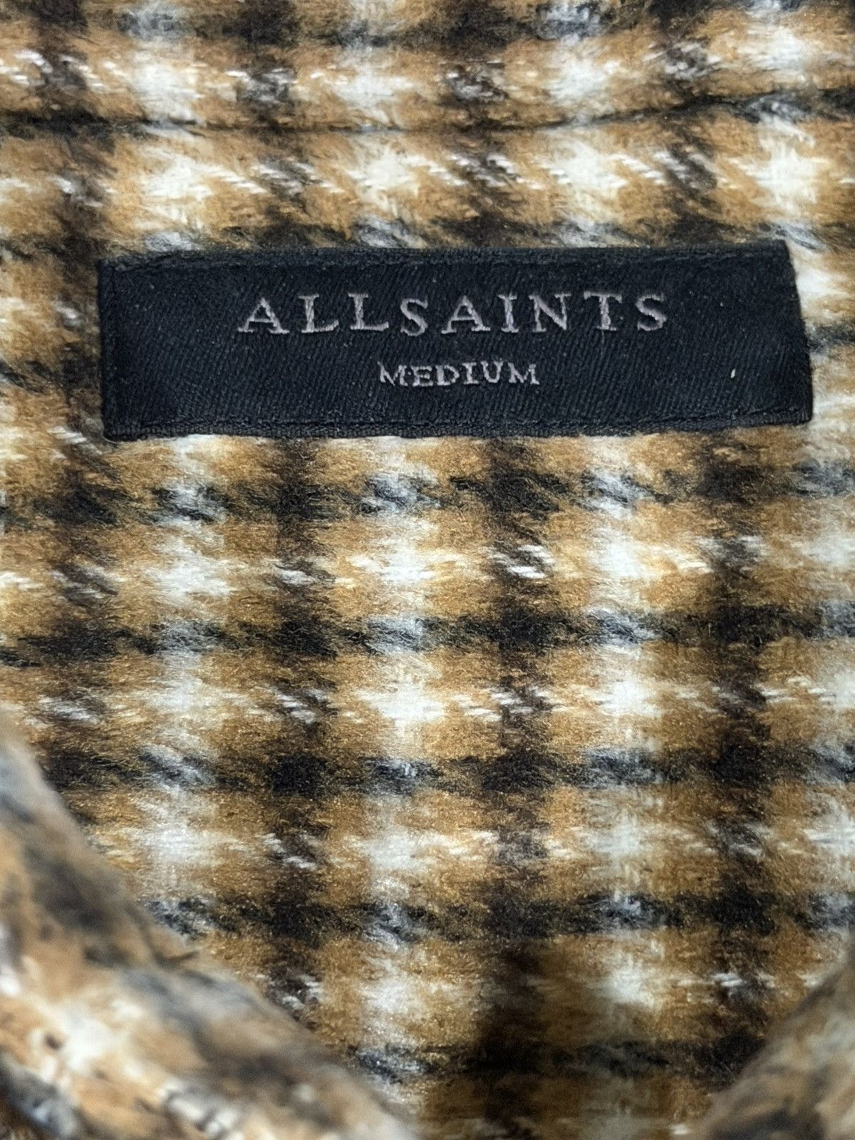 Allsaints ALLSAINTS GOLD BLACK FLANNEL Size US M / EU 48-50 / 2 - 2 Thumbnail