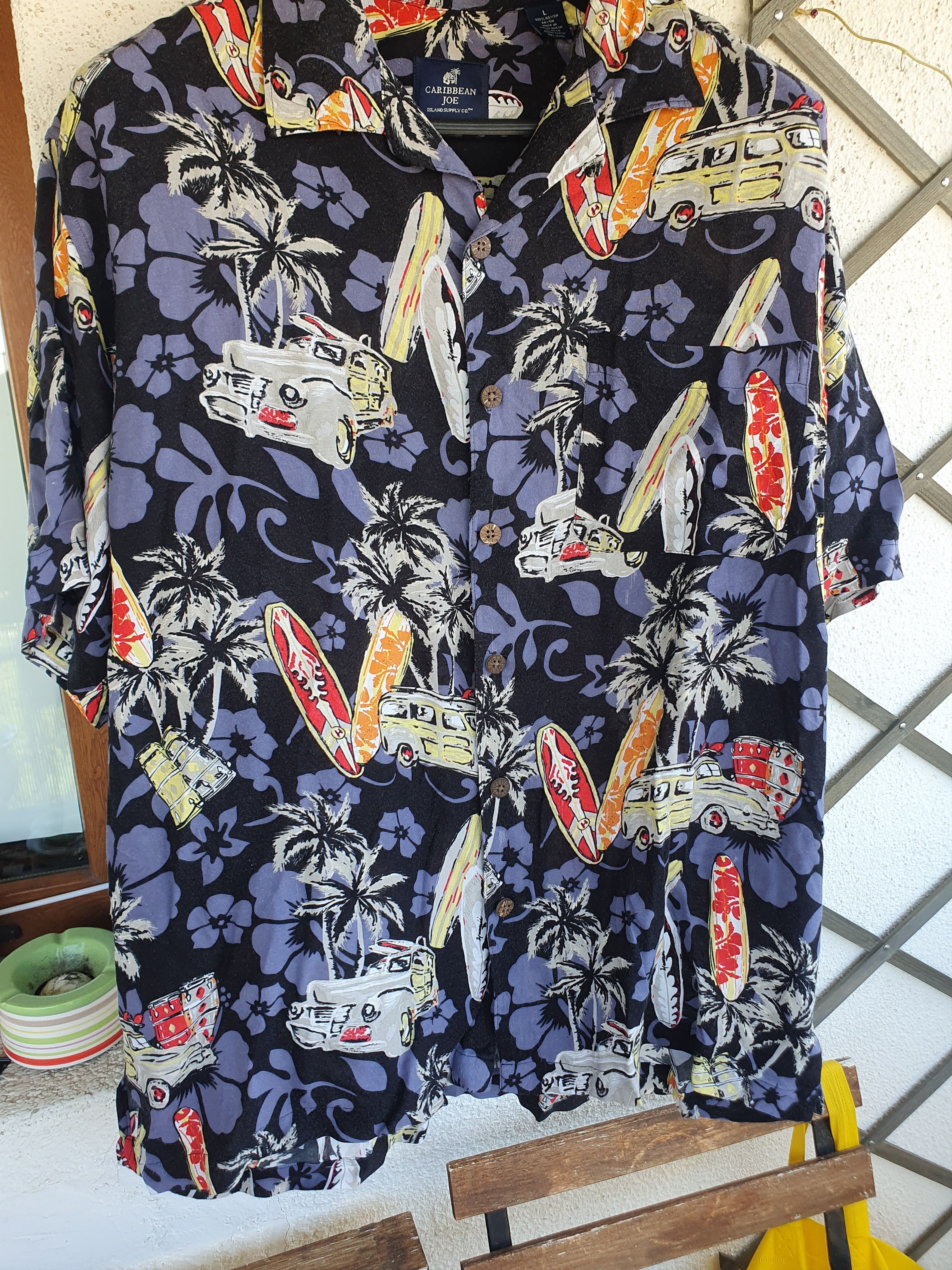 Swagger Caribbean Joe Hawaiian Shirt S14 Summer Vacation Beach sz L Size US L / EU 52-54 / 3 - 6 Thumbnail
