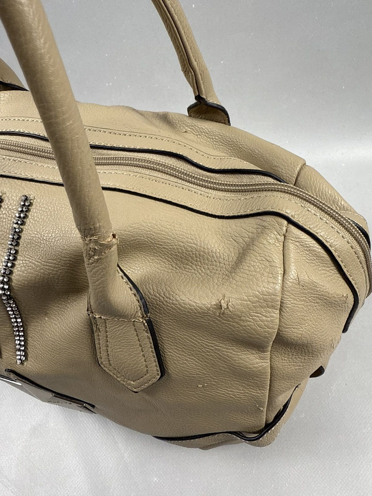 Mugler Mugler handbag vintage y2k beige leather model Size ONE SIZE - 12 Thumbnail