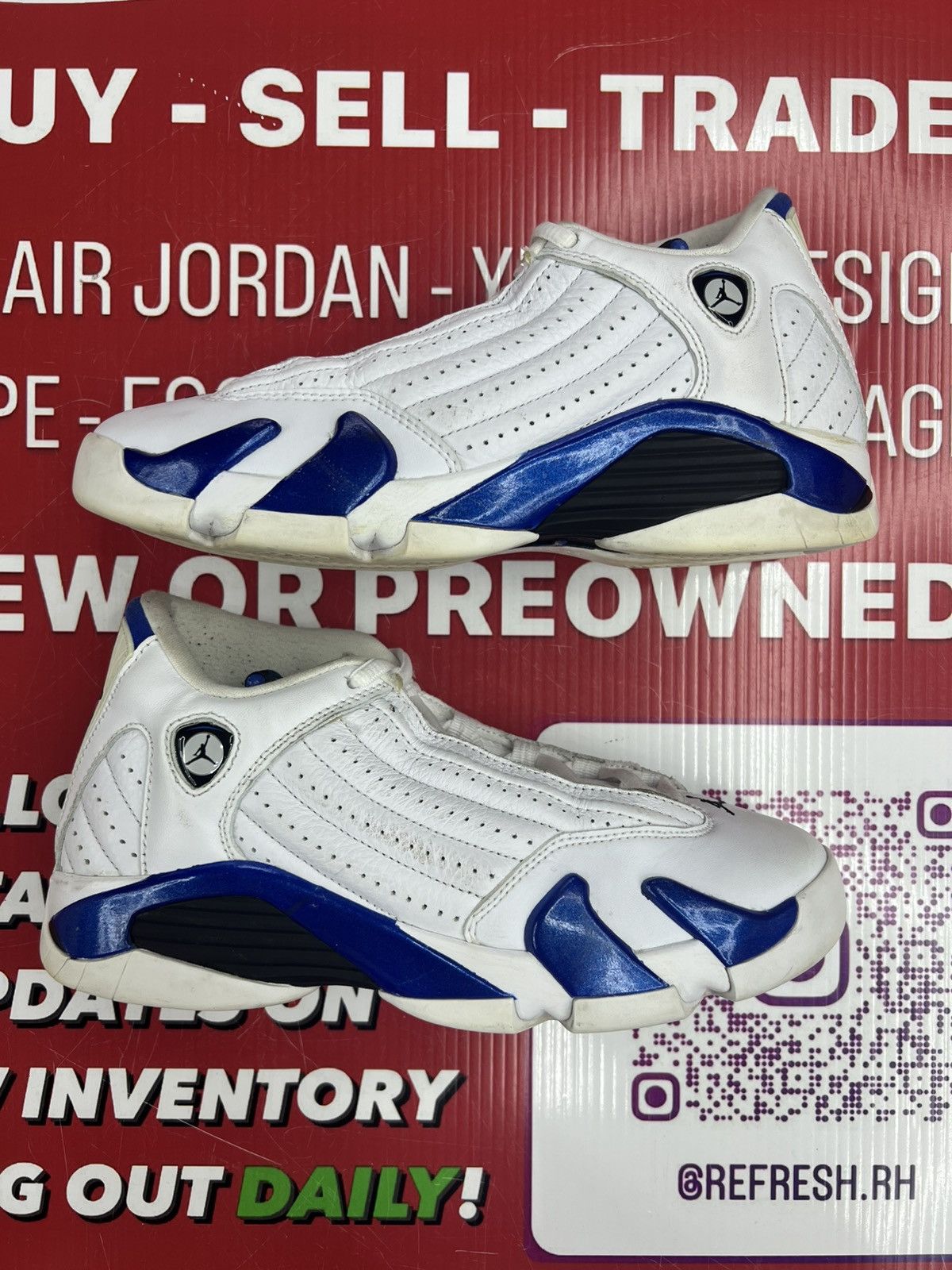 Jordan Brand Air Jordan 14 Hyper Royal Size 6y Size US 6 / EU 39 - 2 Thumbnail