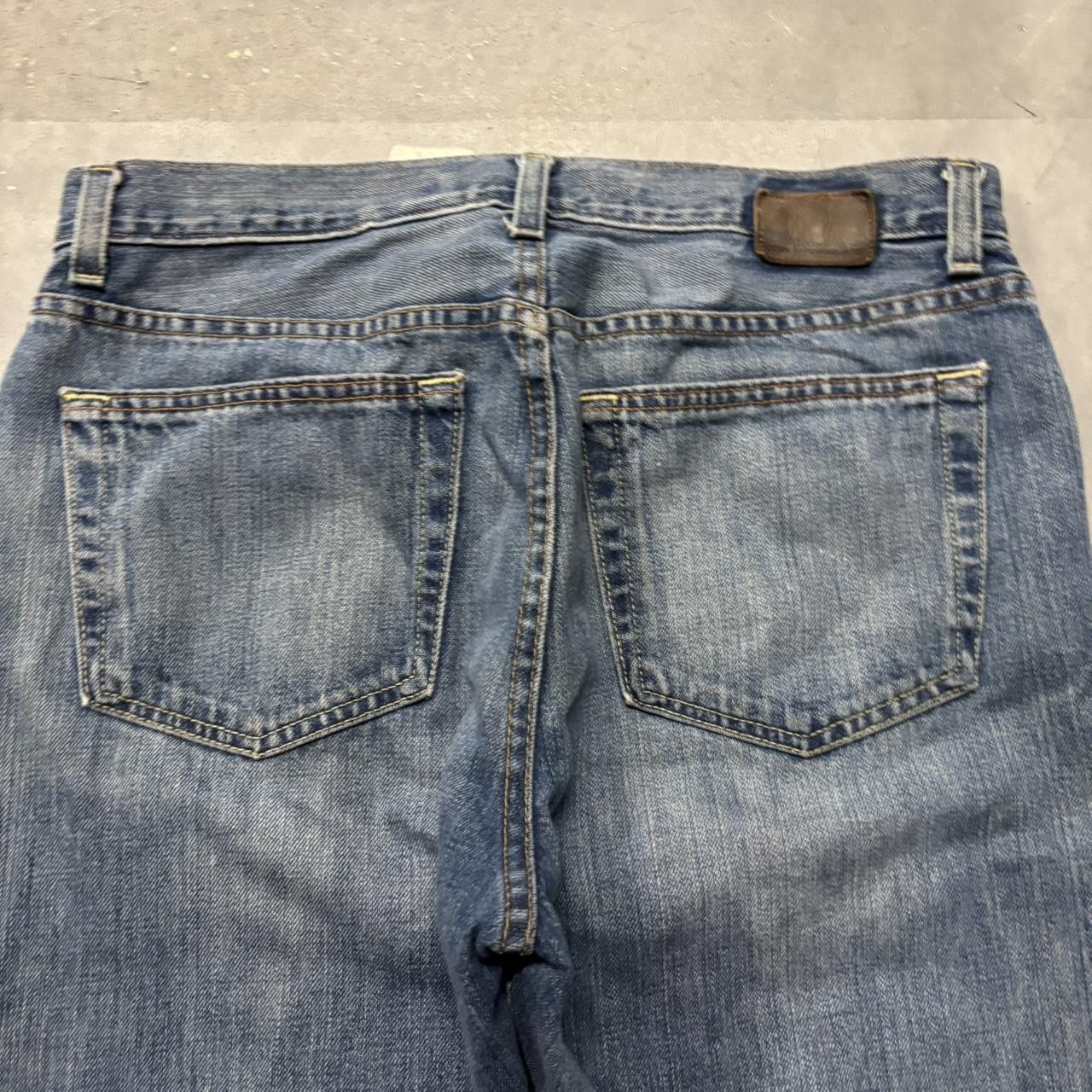 Gap × Vintage Crazy Vintage 90s Grunge Dark Wash Gap Bootcut Denim Jeans! Size US 32 / EU 48 - 7 Thumbnail