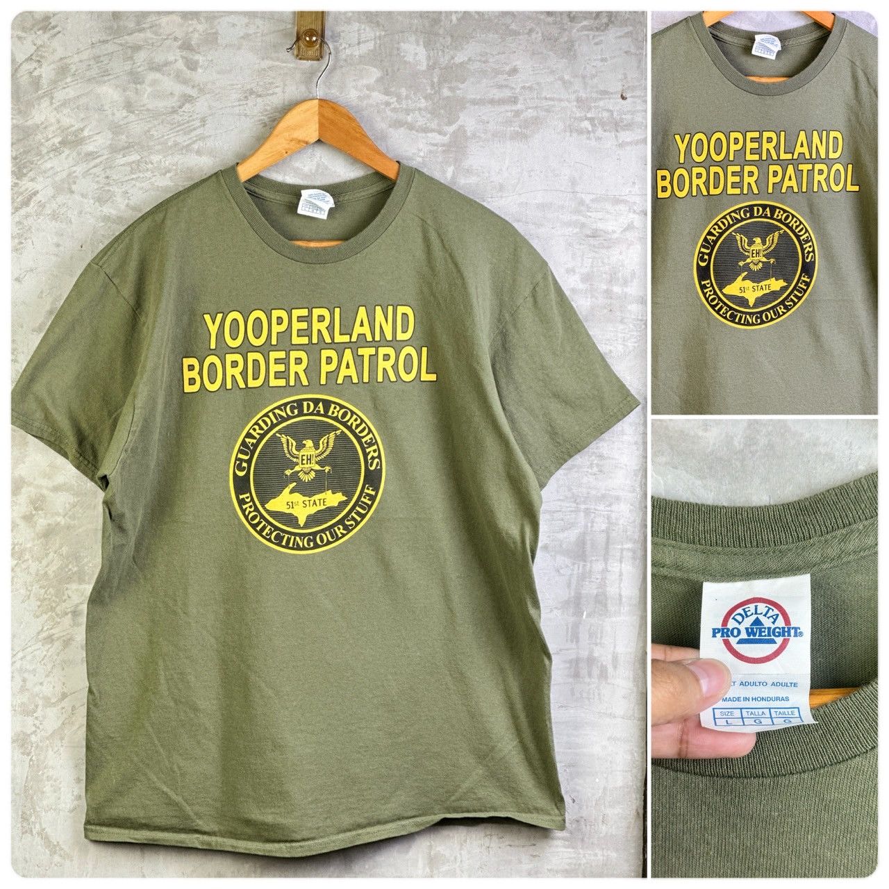 Vintage Yooperland Border Patrol Vintage Humor T-Shirt Size US L / EU 52-54 / 3 - 1 Thumbnail