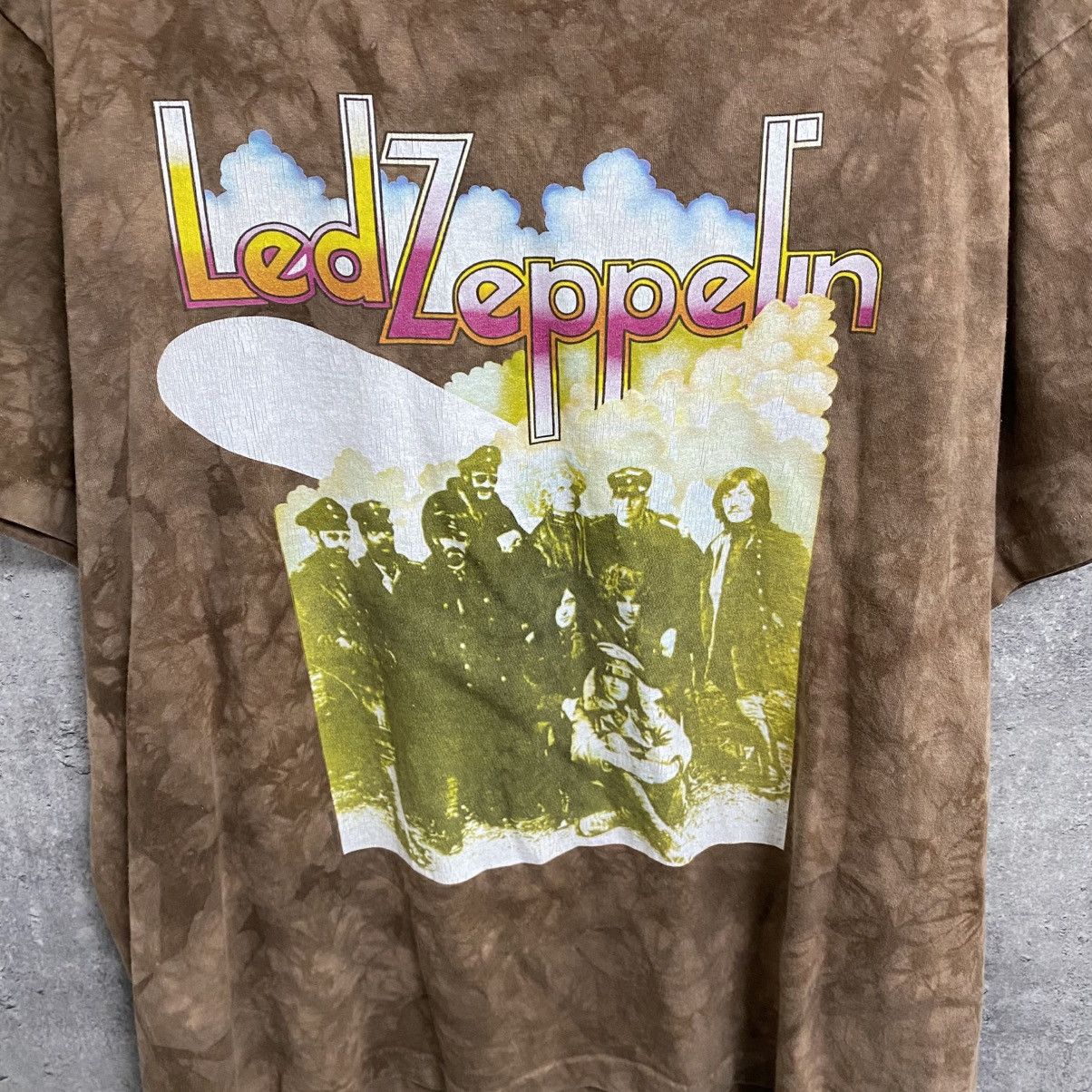 Led Zeppelin Vintage Led Zeppelin T Shirt Liquid Blue Vintage Band Tees Size US L / EU 52-54 / 3 - 5 Thumbnail