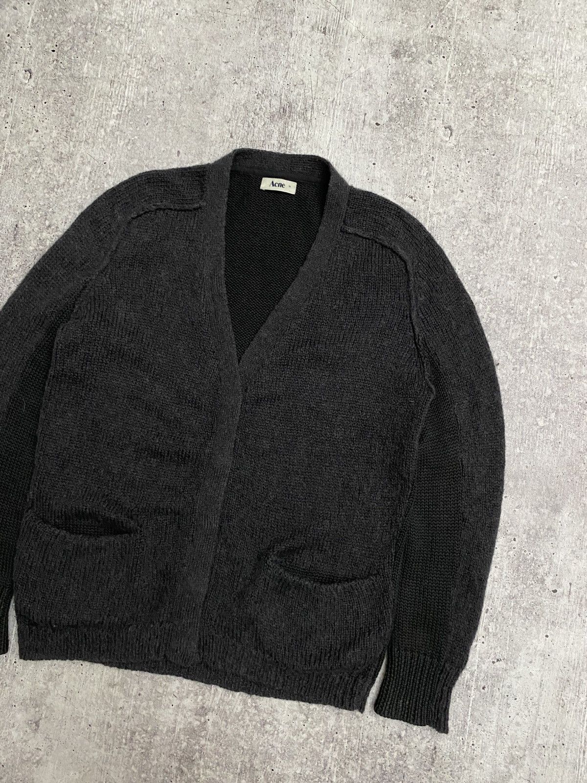 Acne Studios Acne Studios Wool Grey Cardigan Size US M / EU 48-50 / 2 - 3 Thumbnail